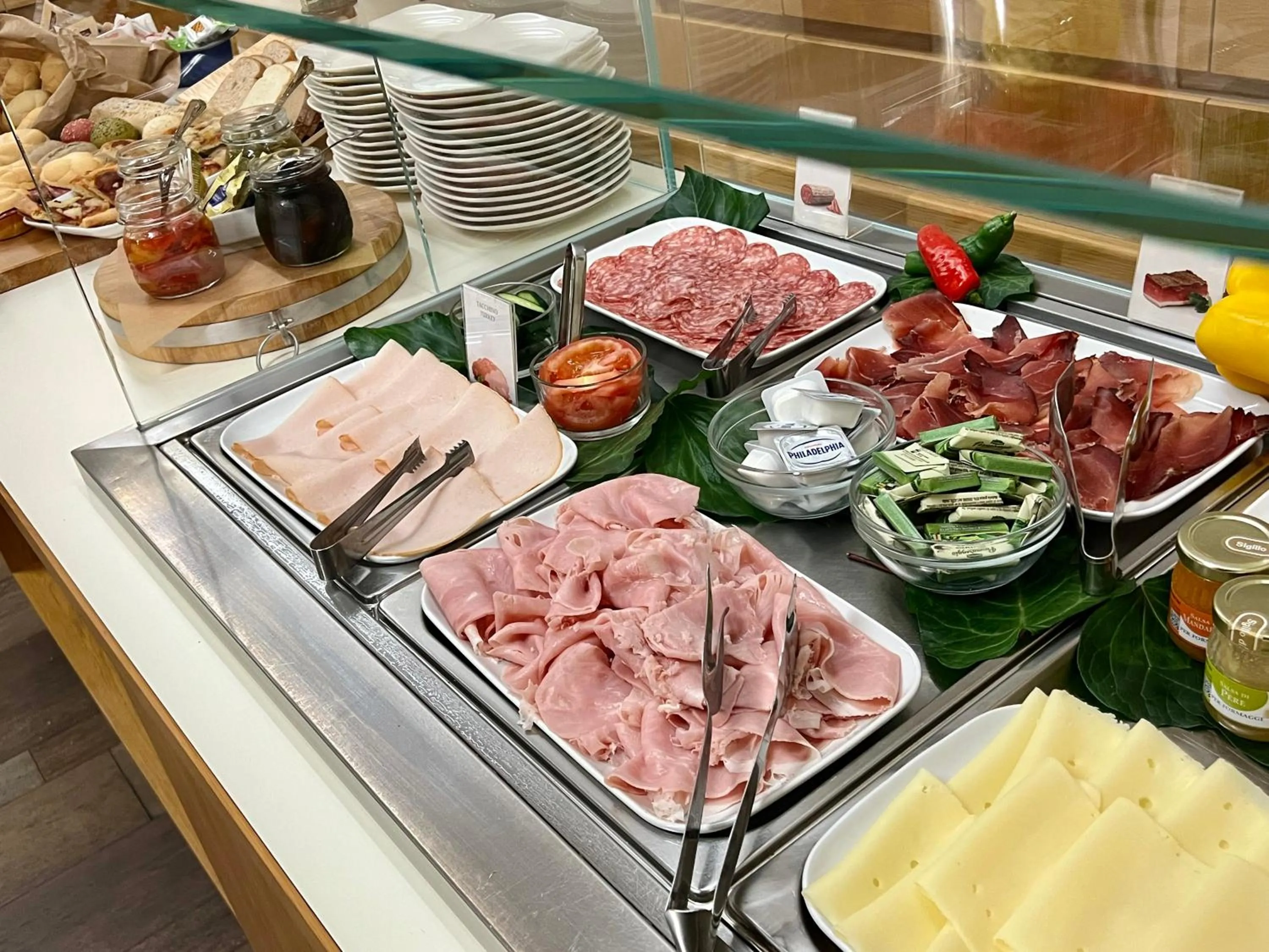 Buffet breakfast in Hotel Miramonti