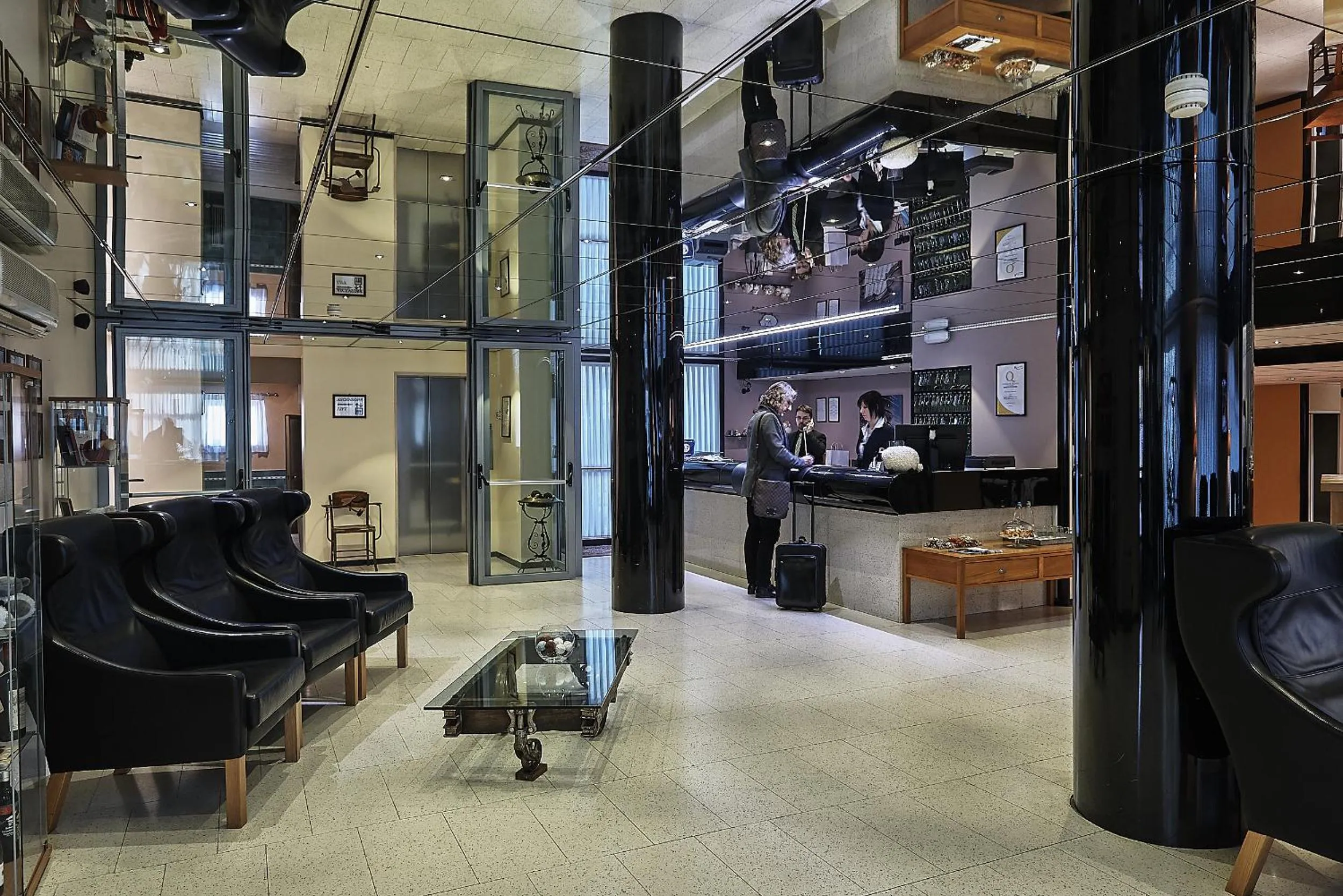 Lobby or reception in Hotel Miramonti