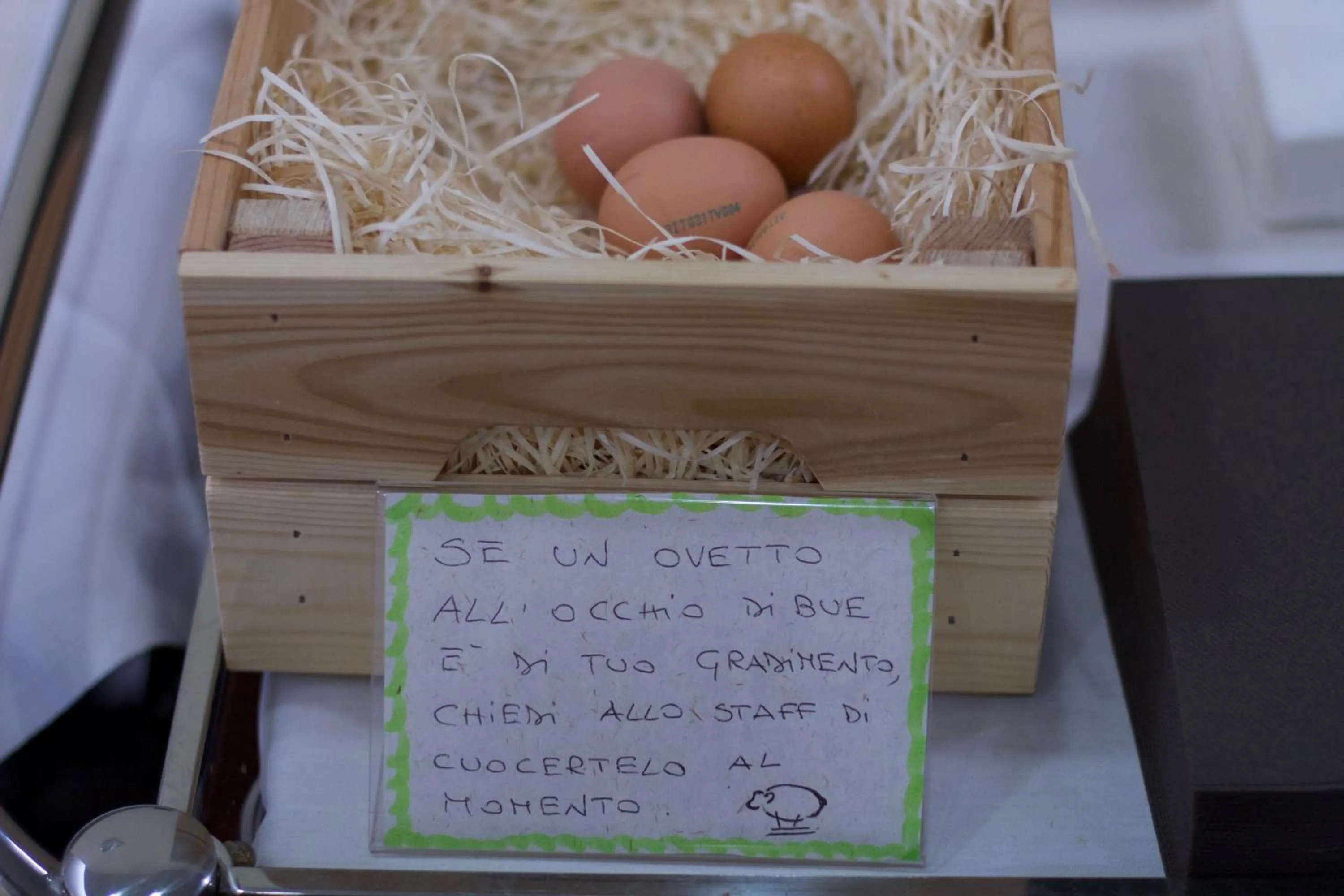 Food close-up in Hotel Miramonti