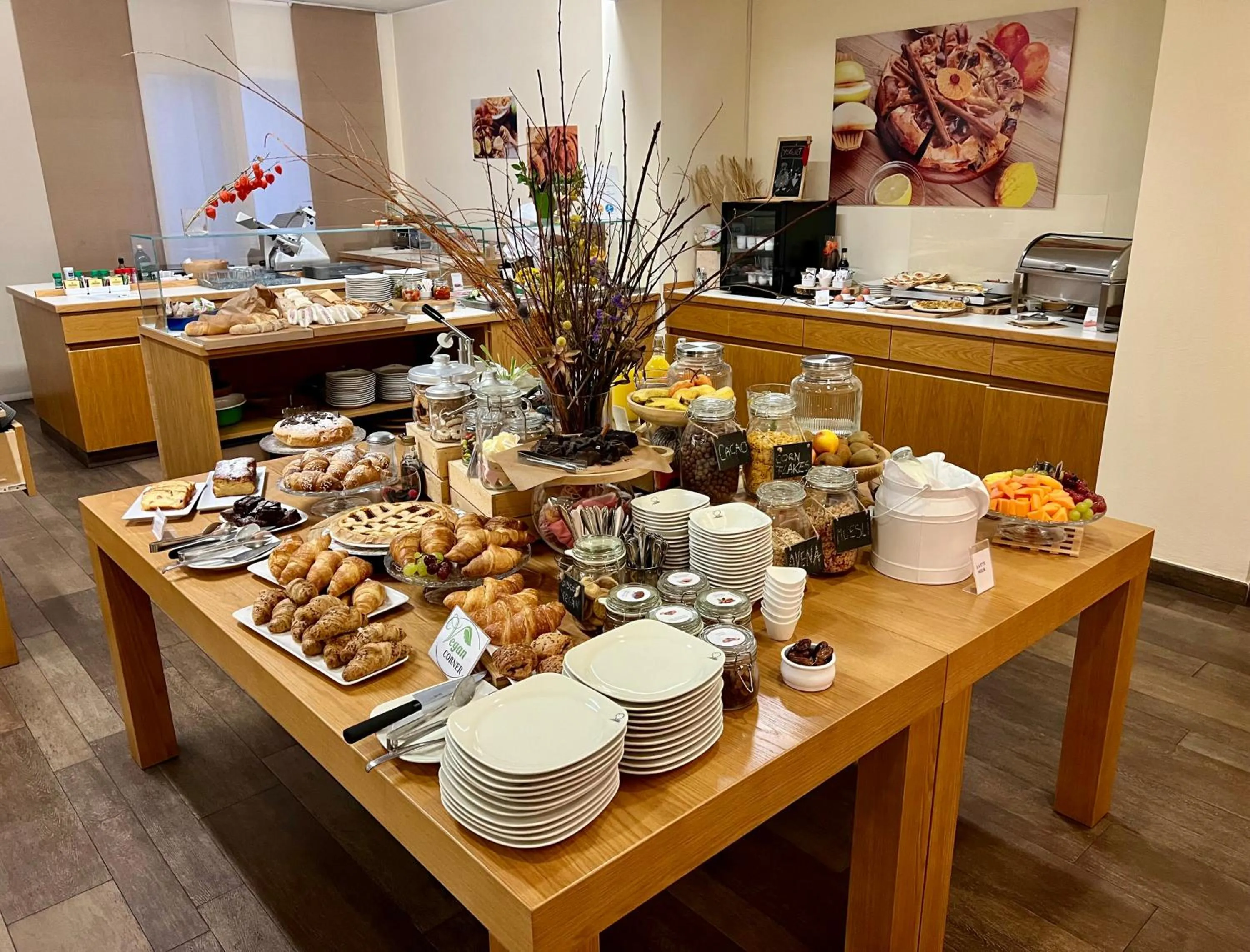 Buffet breakfast in Hotel Miramonti