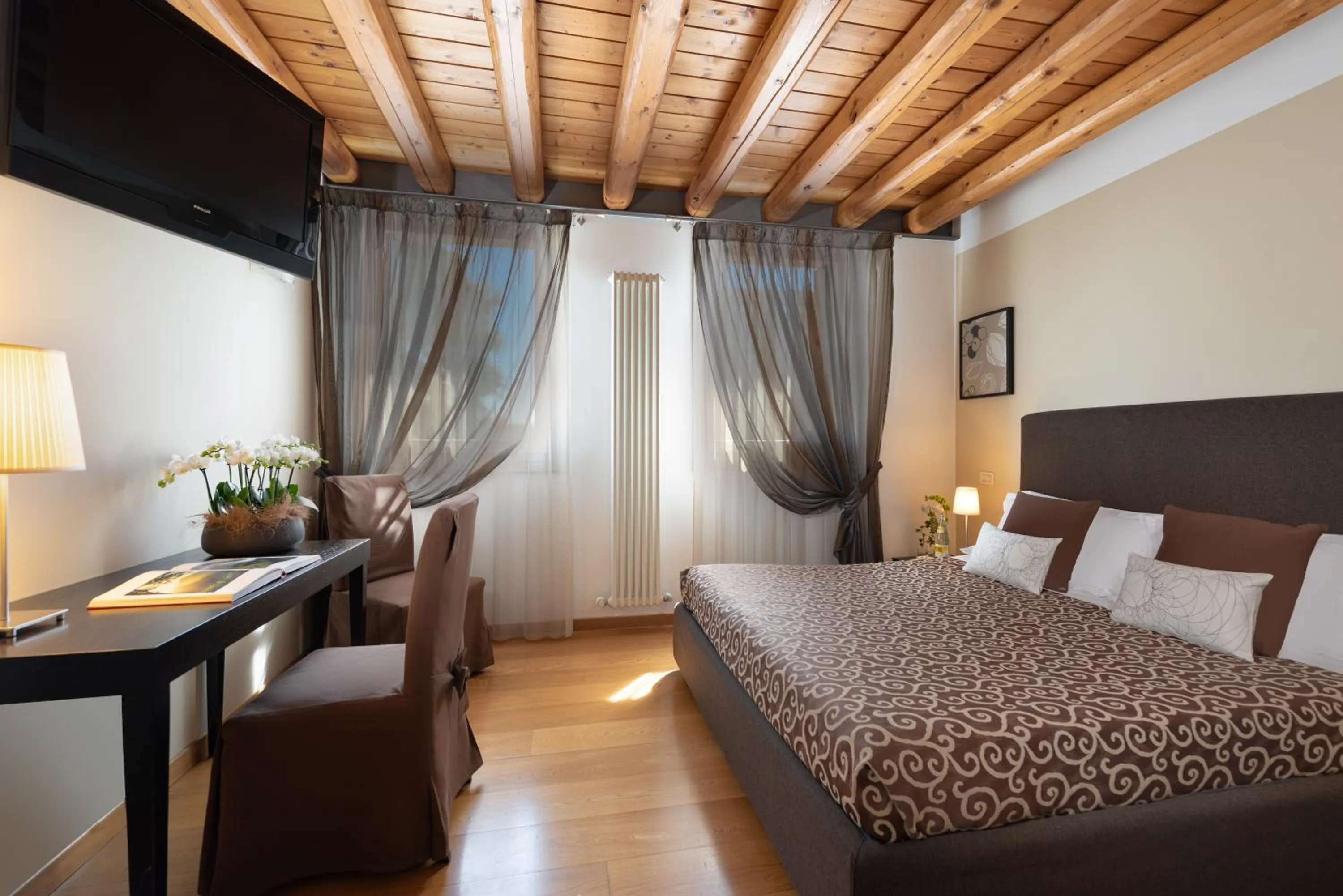 Bed in Hotel Rovere