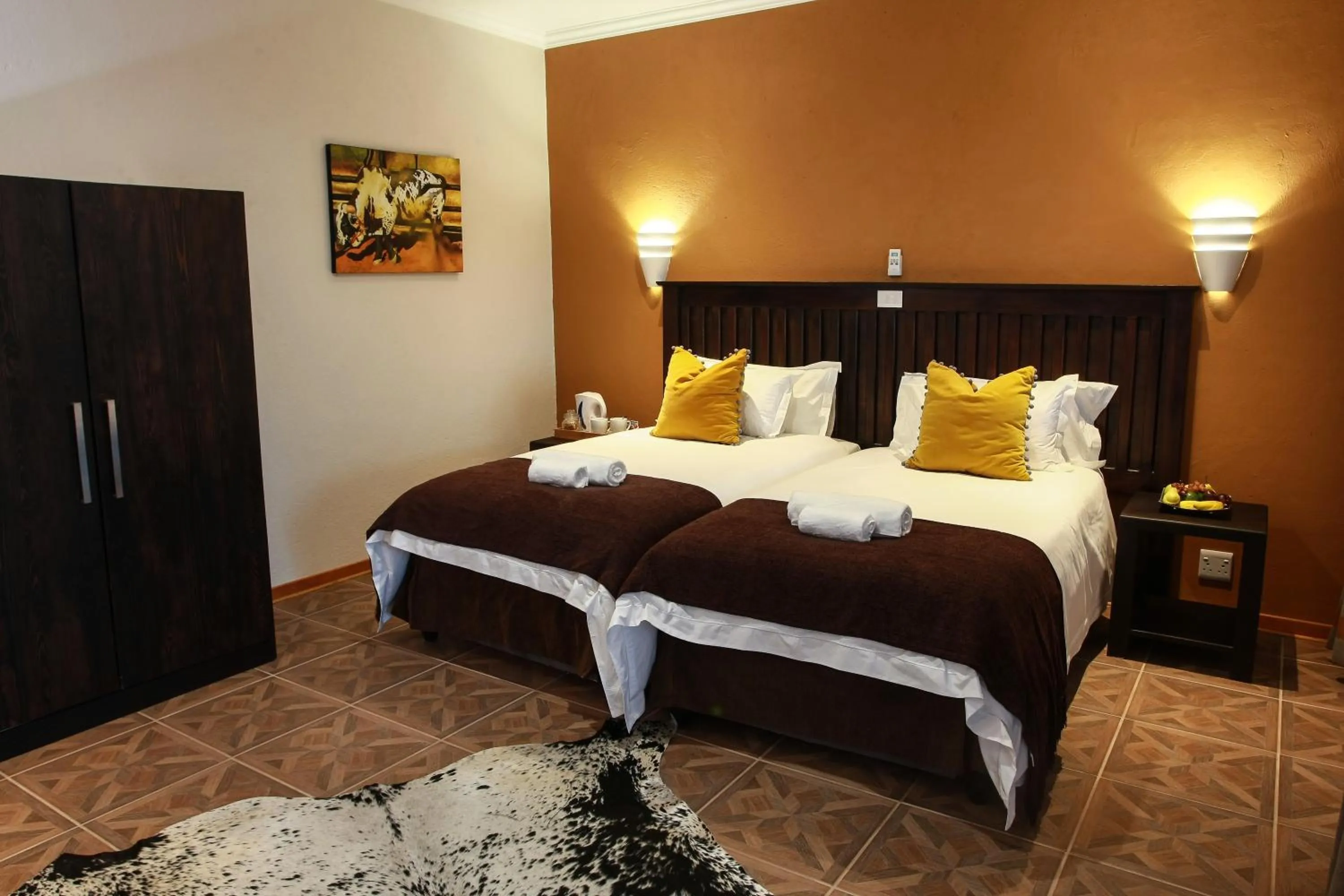 Bed in Woodlands Guest House