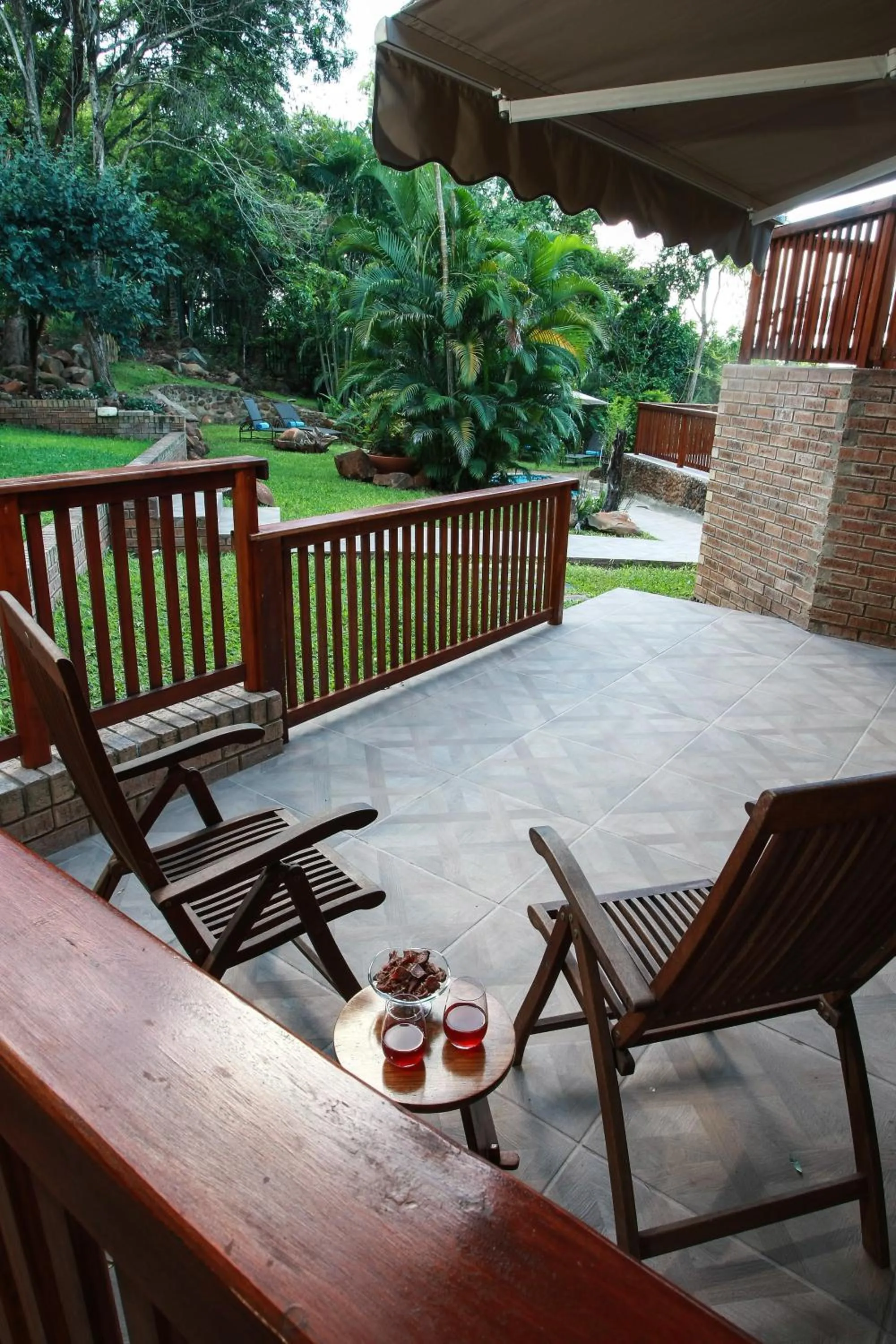 Patio in Woodlands Guest House