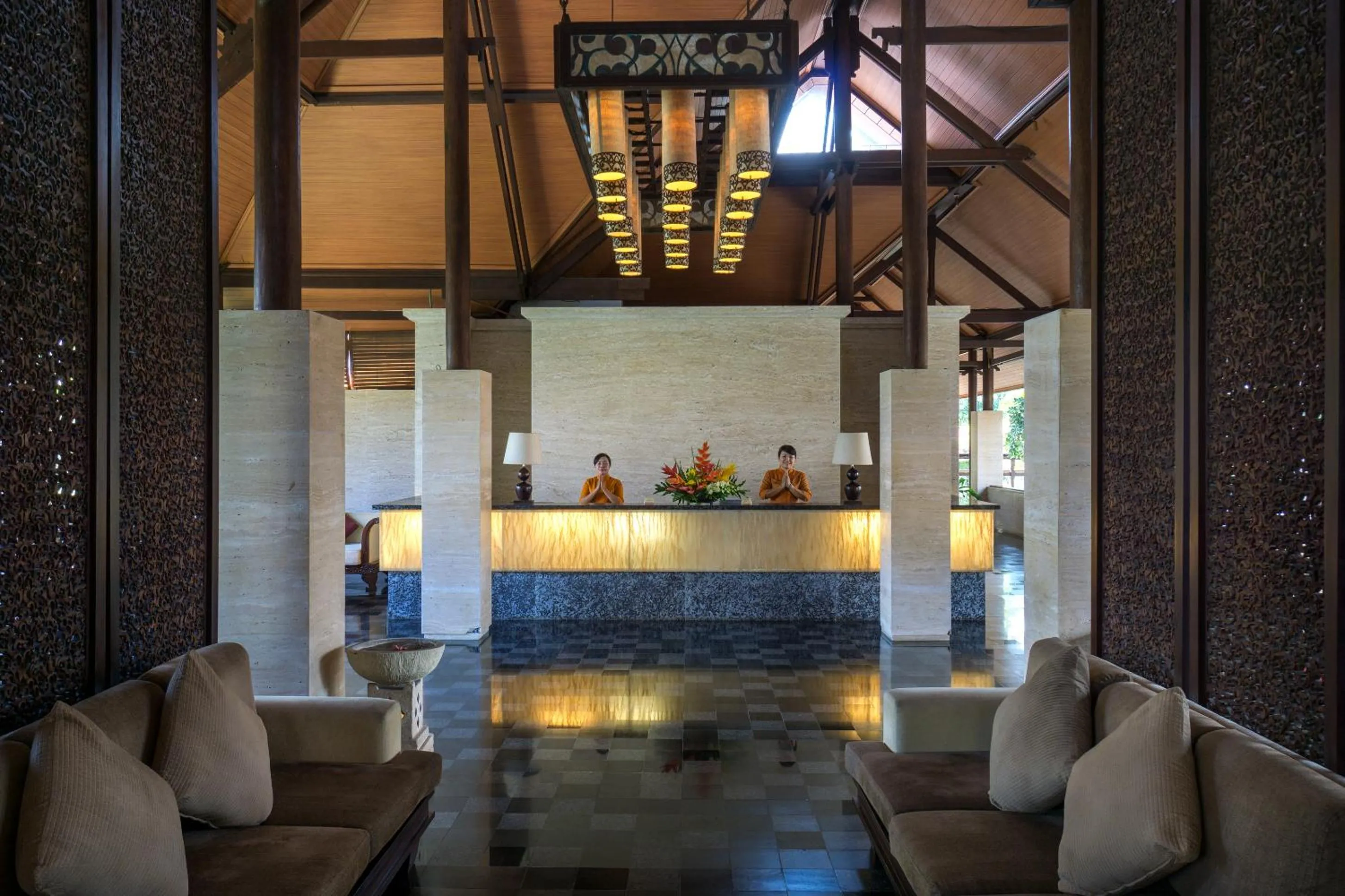 Lobby or reception in Grand Balisani Suites Hotel