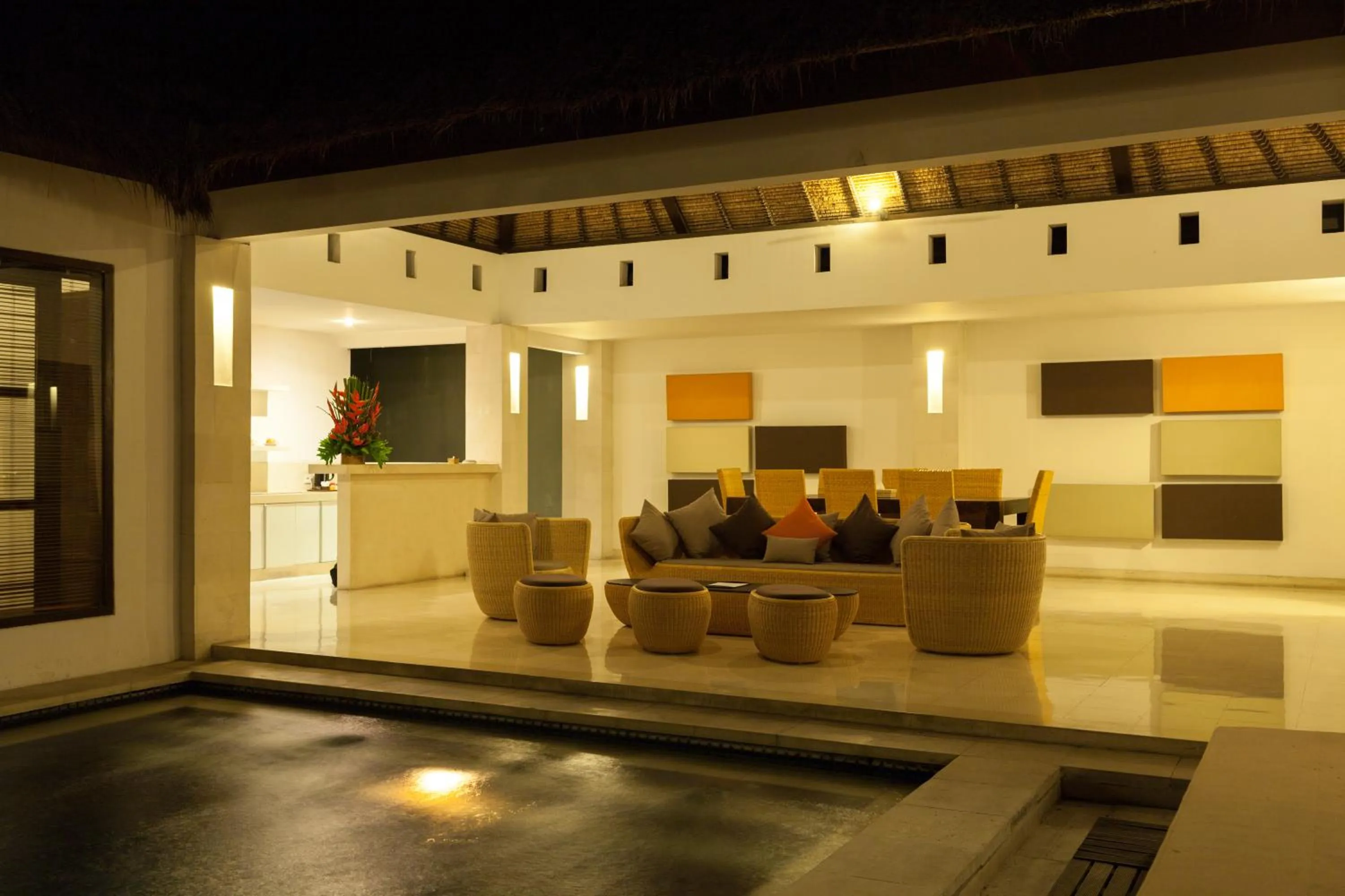 Living room in Bvilla Spa