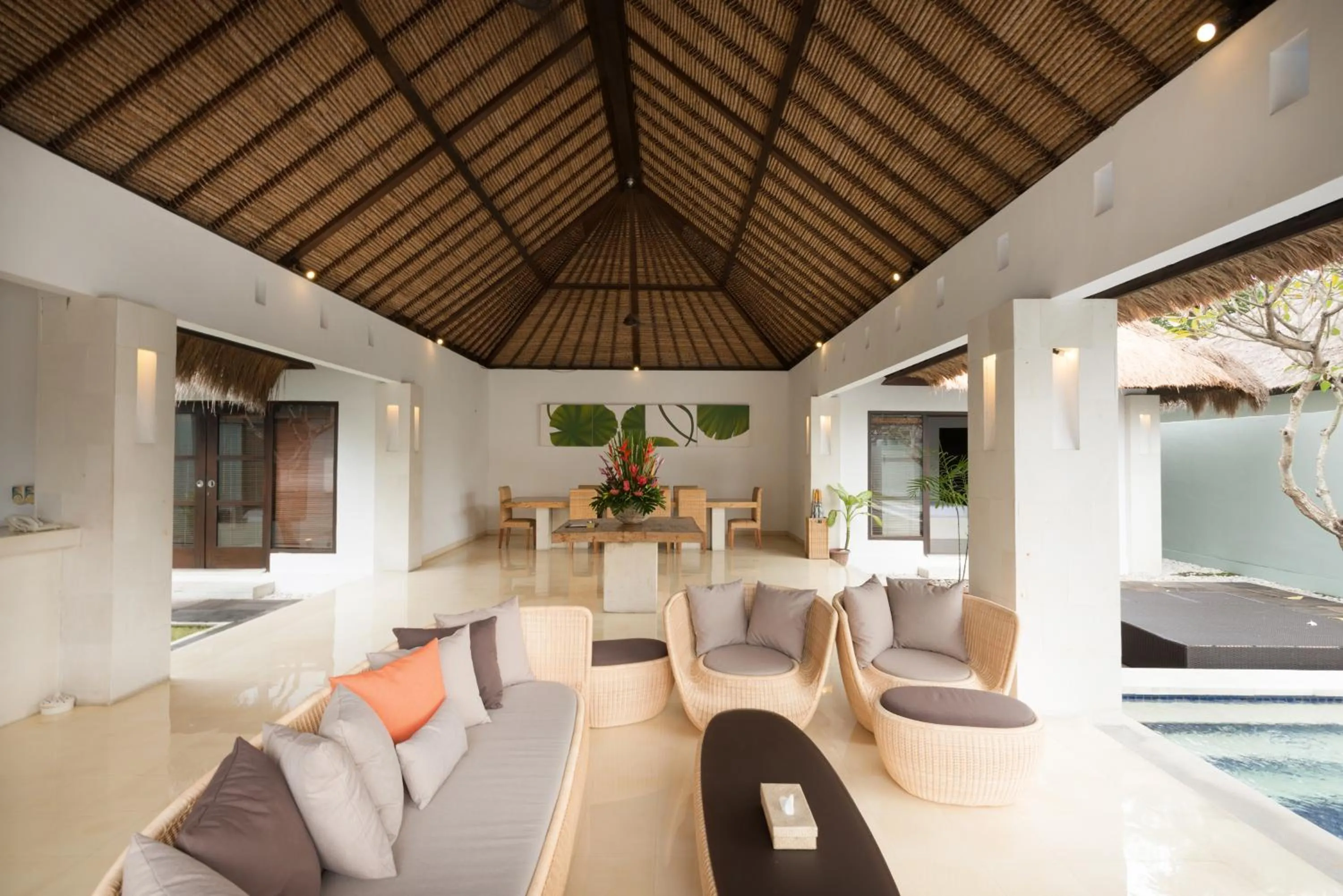 Living room in Bvilla Spa