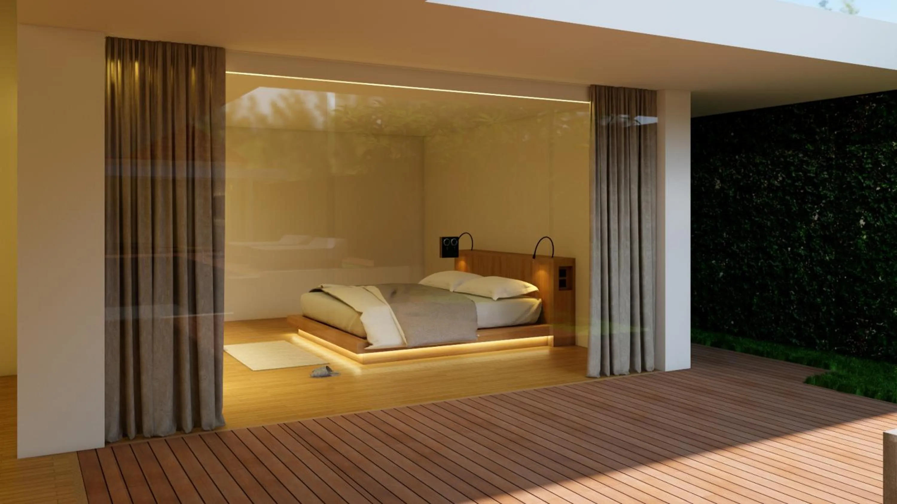 Bed in Bvilla Spa