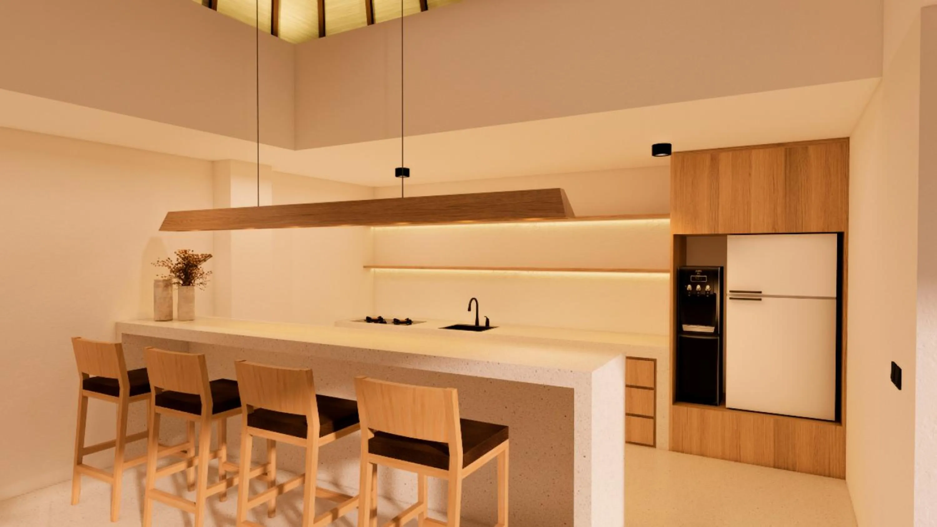 Kitchen or kitchenette in Bvilla Spa