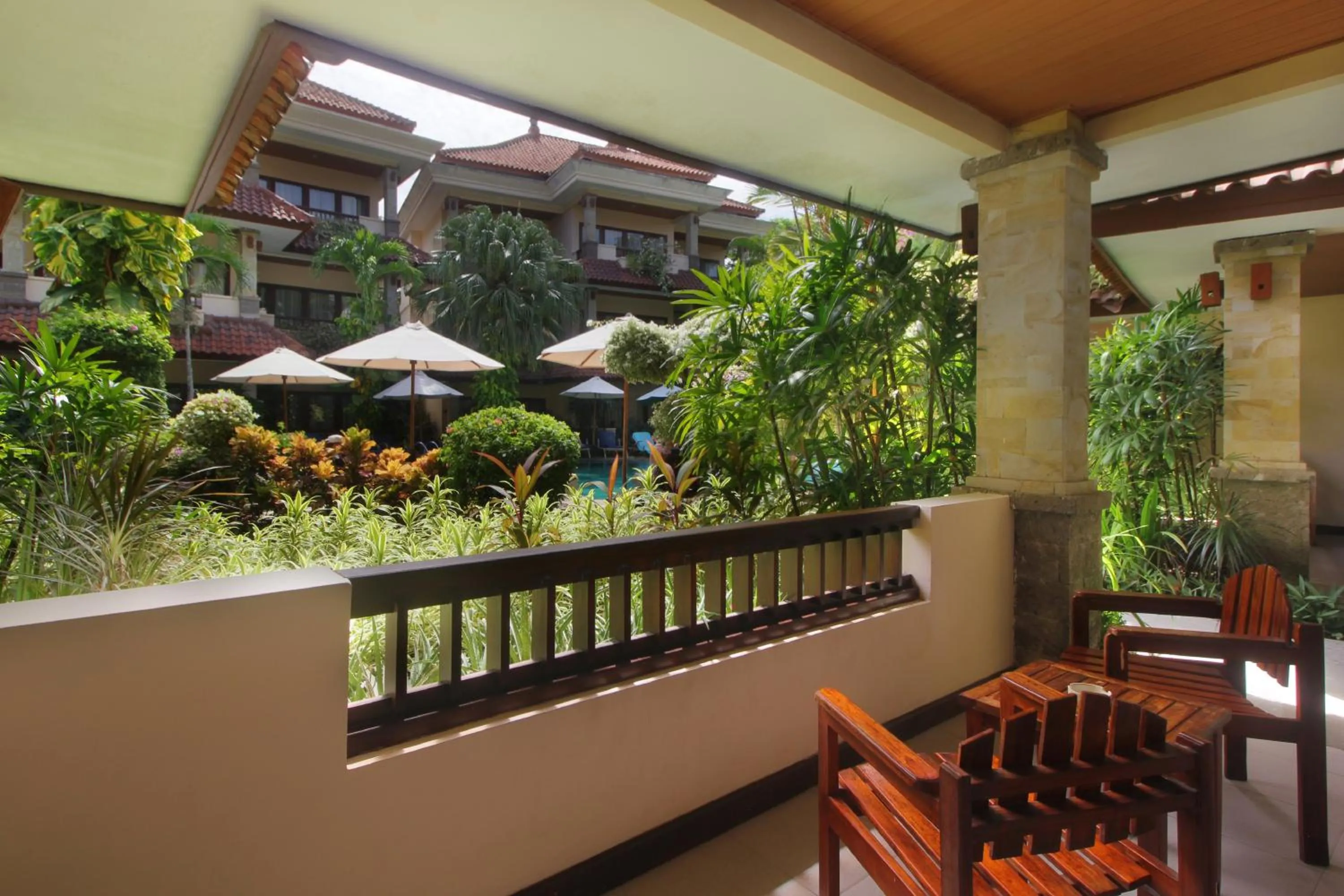 Balcony/Terrace in Parigata Resorts and Spa