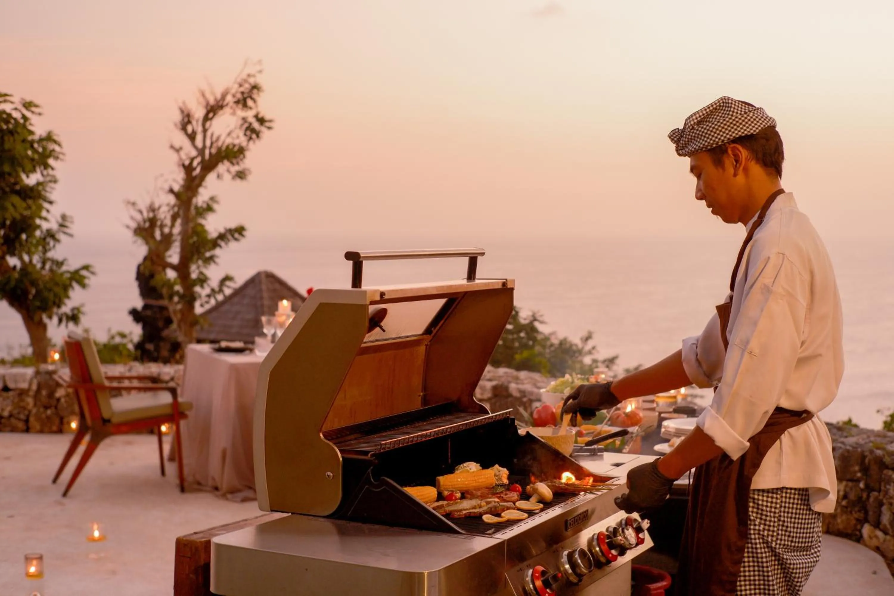 BBQ facilities in Alila Villas Uluwatu