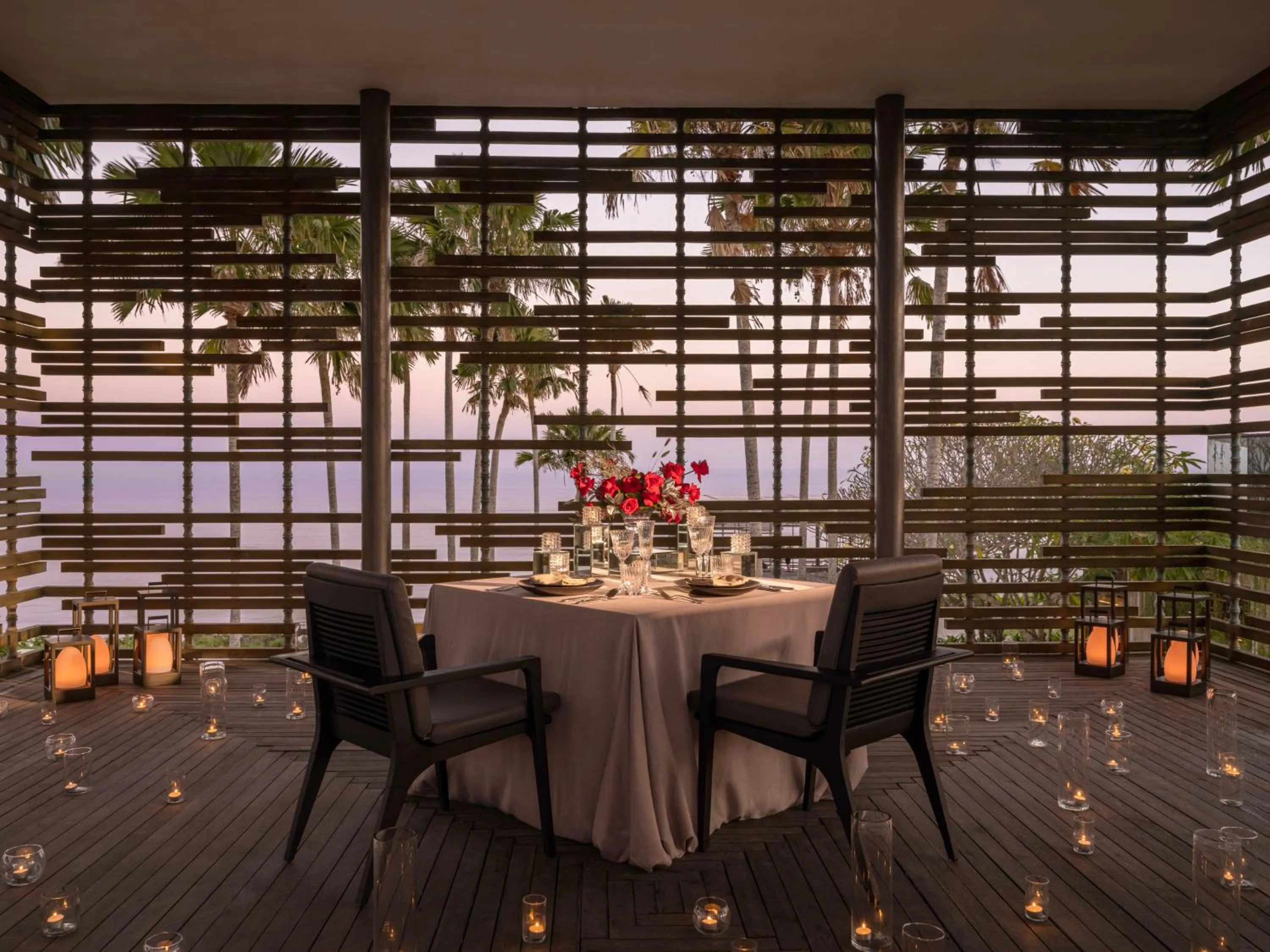 Dining area in Alila Villas Uluwatu
