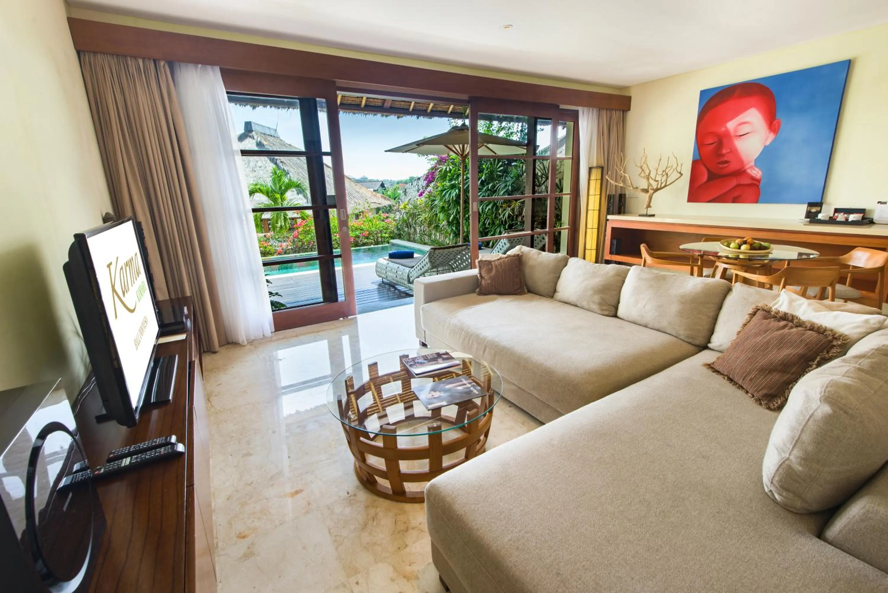 Living room in Karma Kandara