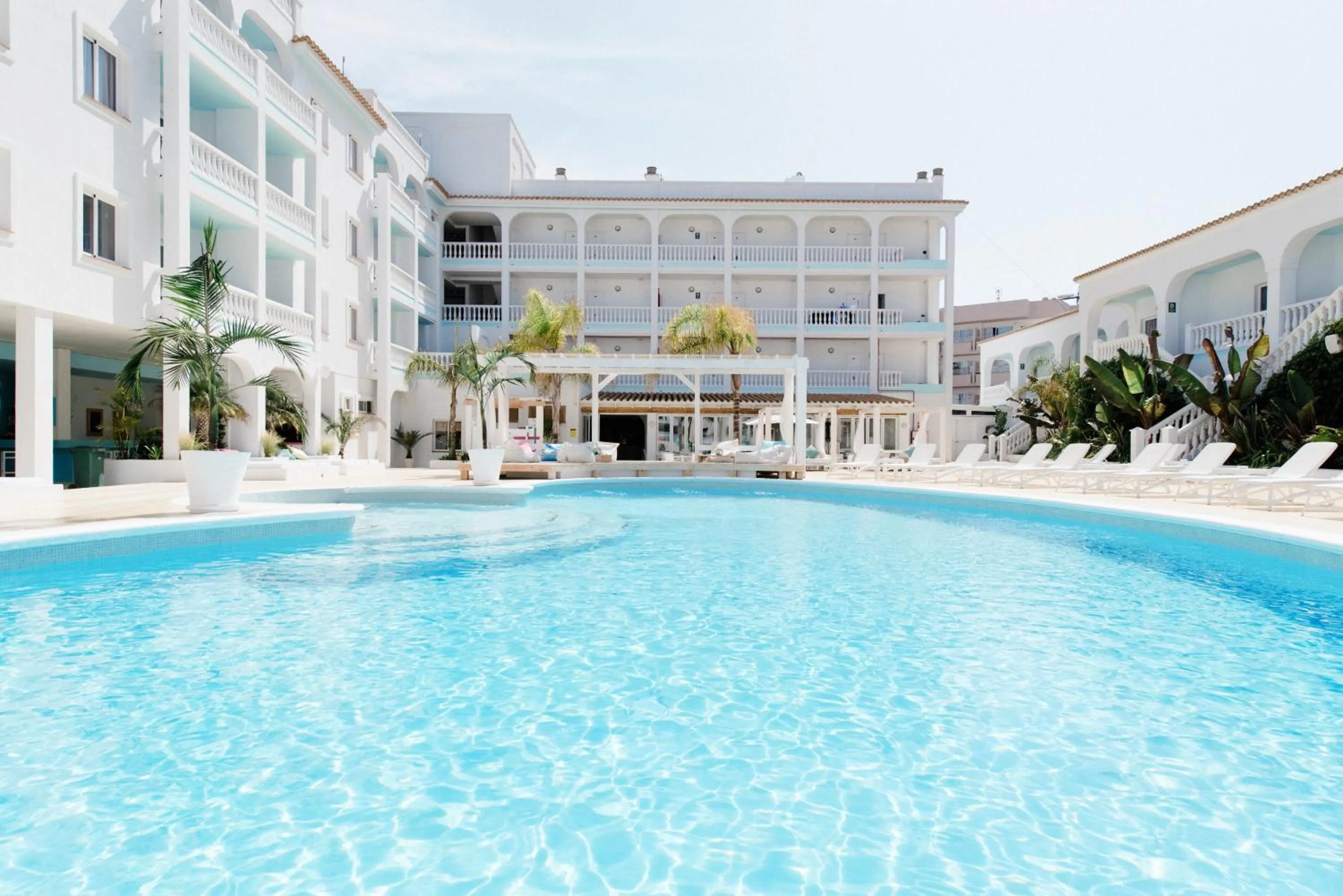 Swimming pool in Beach Star Adults Only Party Hotel Ibiza