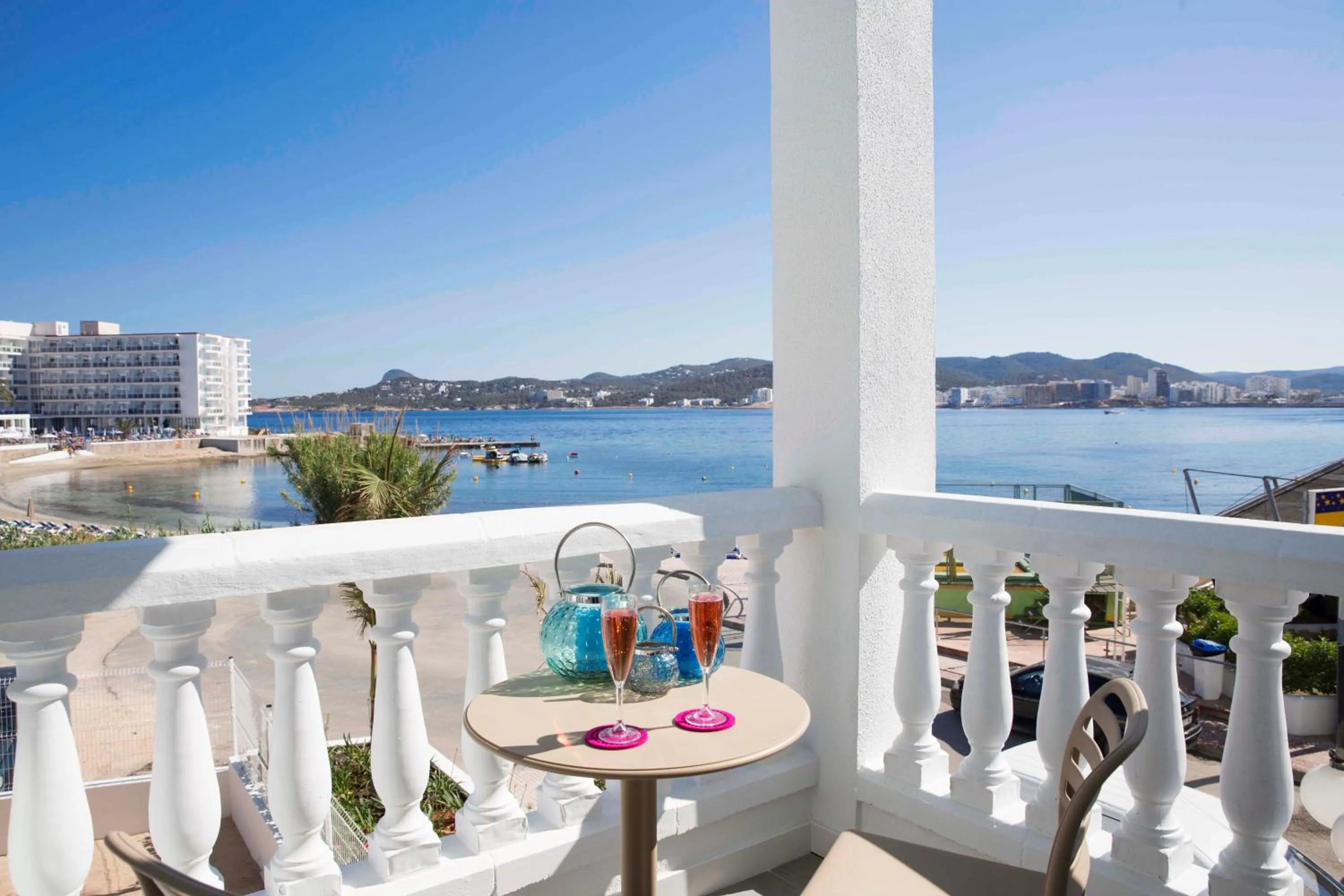 Balcony/Terrace in Beach Star Adults Only Party Hotel Ibiza