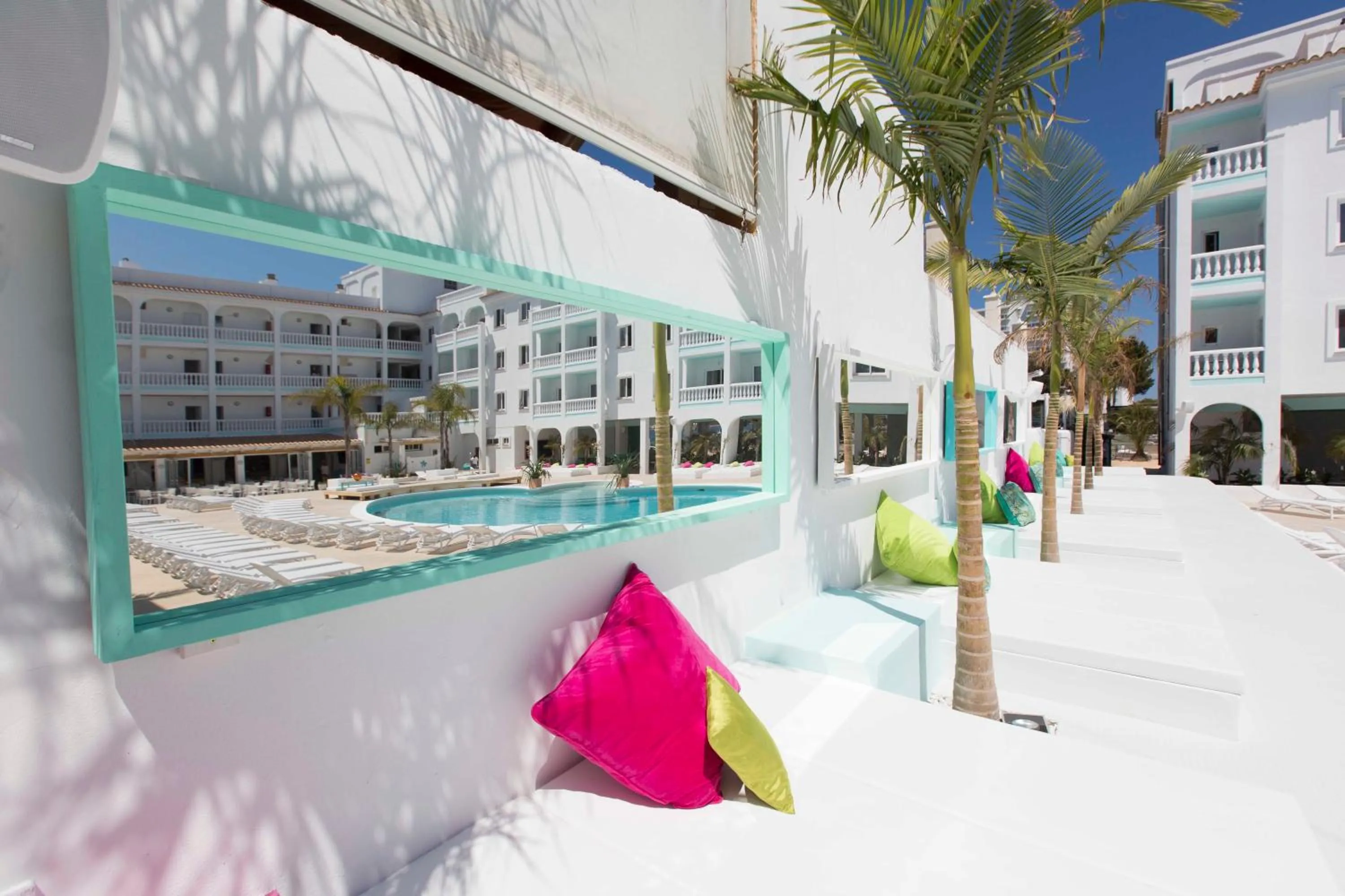 Balcony/Terrace in Beach Star Adults Only Party Hotel Ibiza