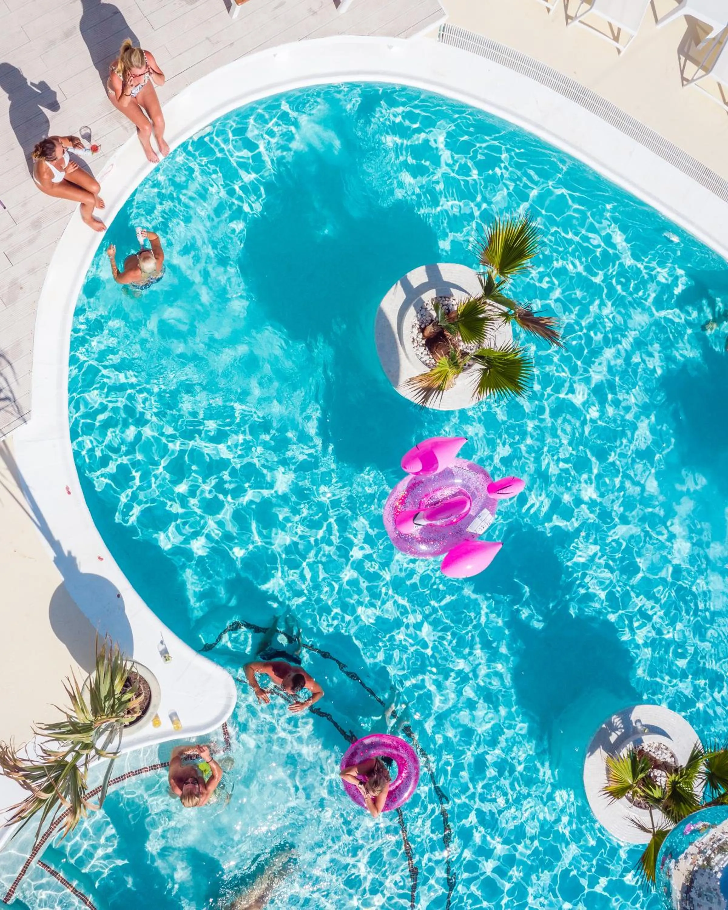 Swimming pool in Beach Star Adults Only Party Hotel Ibiza