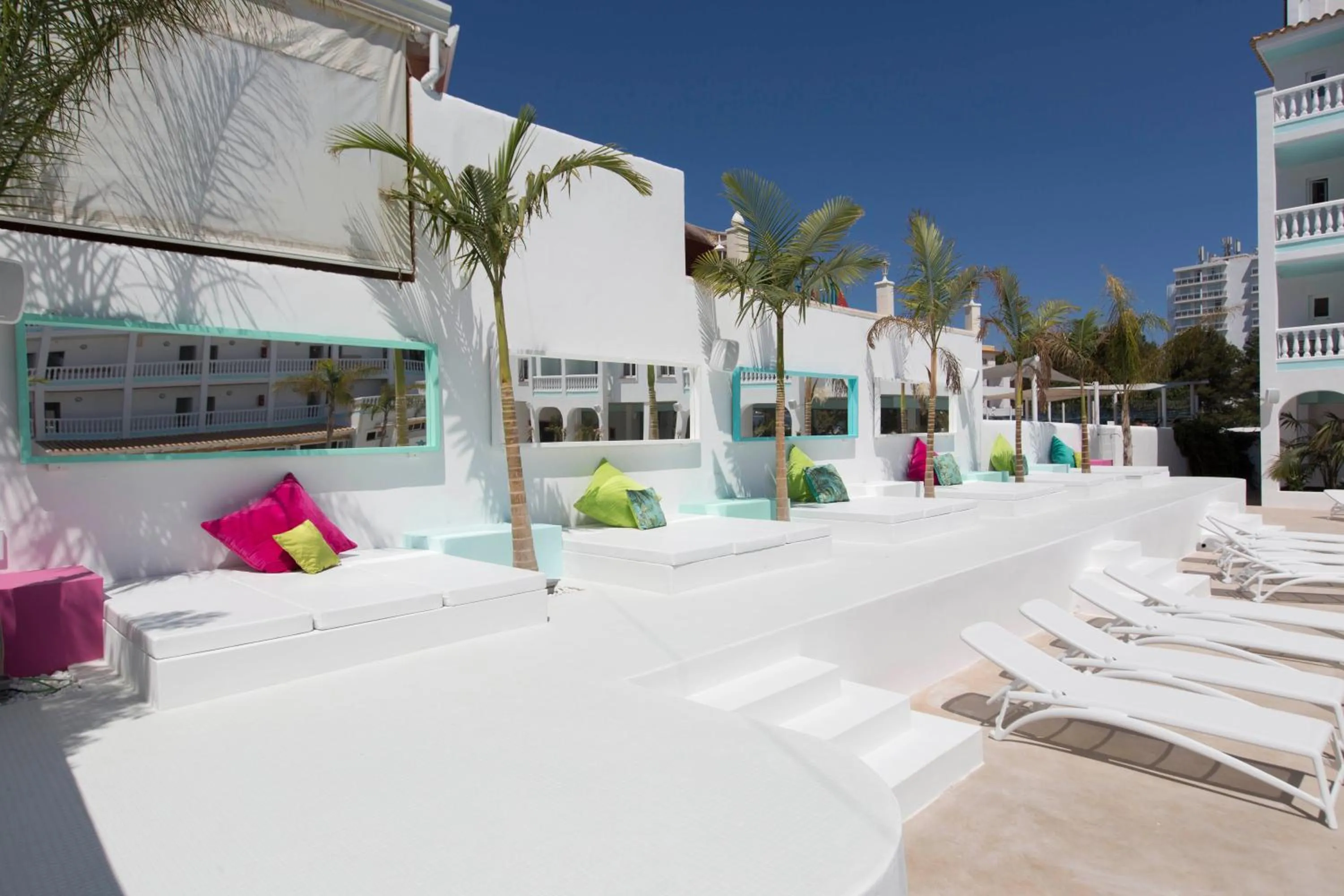 Balcony/Terrace in Beach Star Adults Only Party Hotel Ibiza