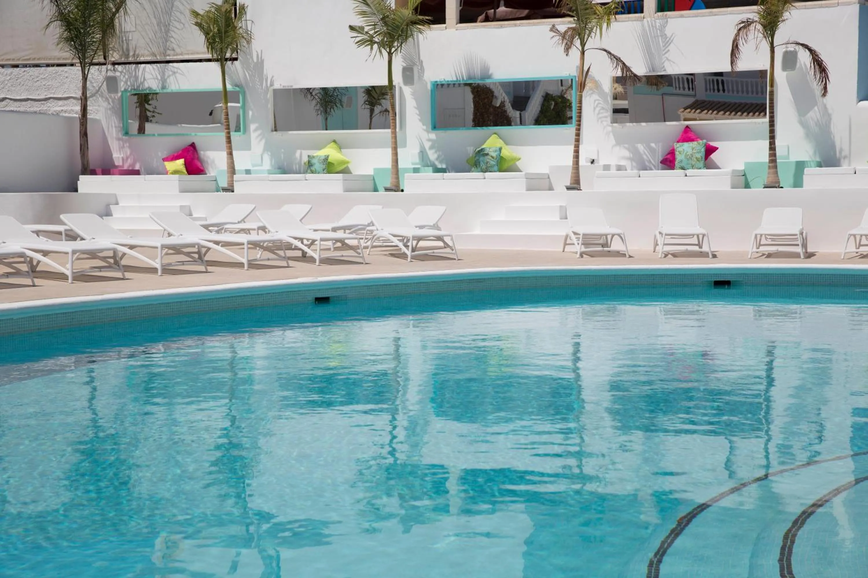 Swimming pool in Beach Star Adults Only Party Hotel Ibiza