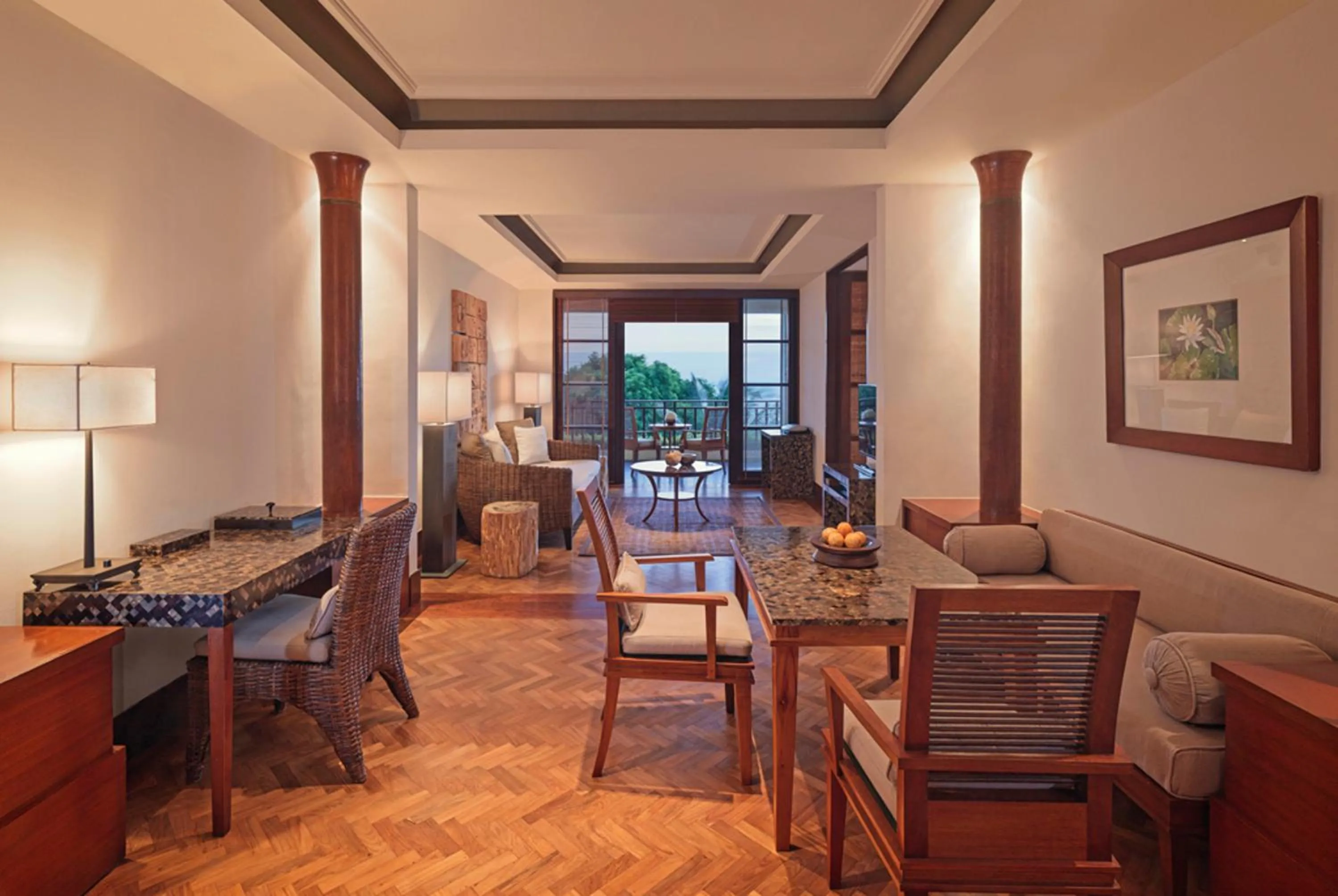 Living room in The Legian Seminyak, Bali