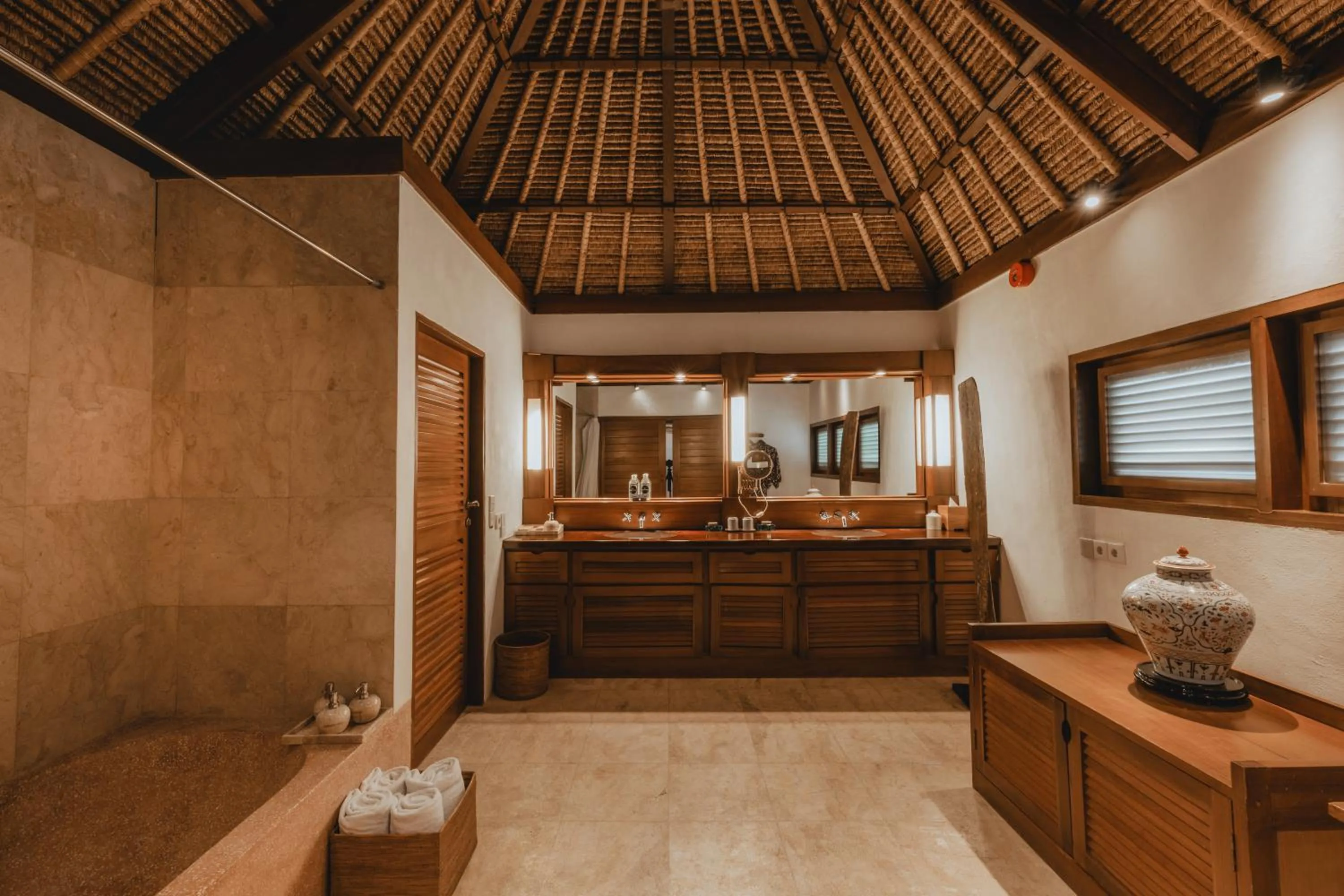 Bathroom in Jimbaran Puri, A Belmond Hotel, Bali