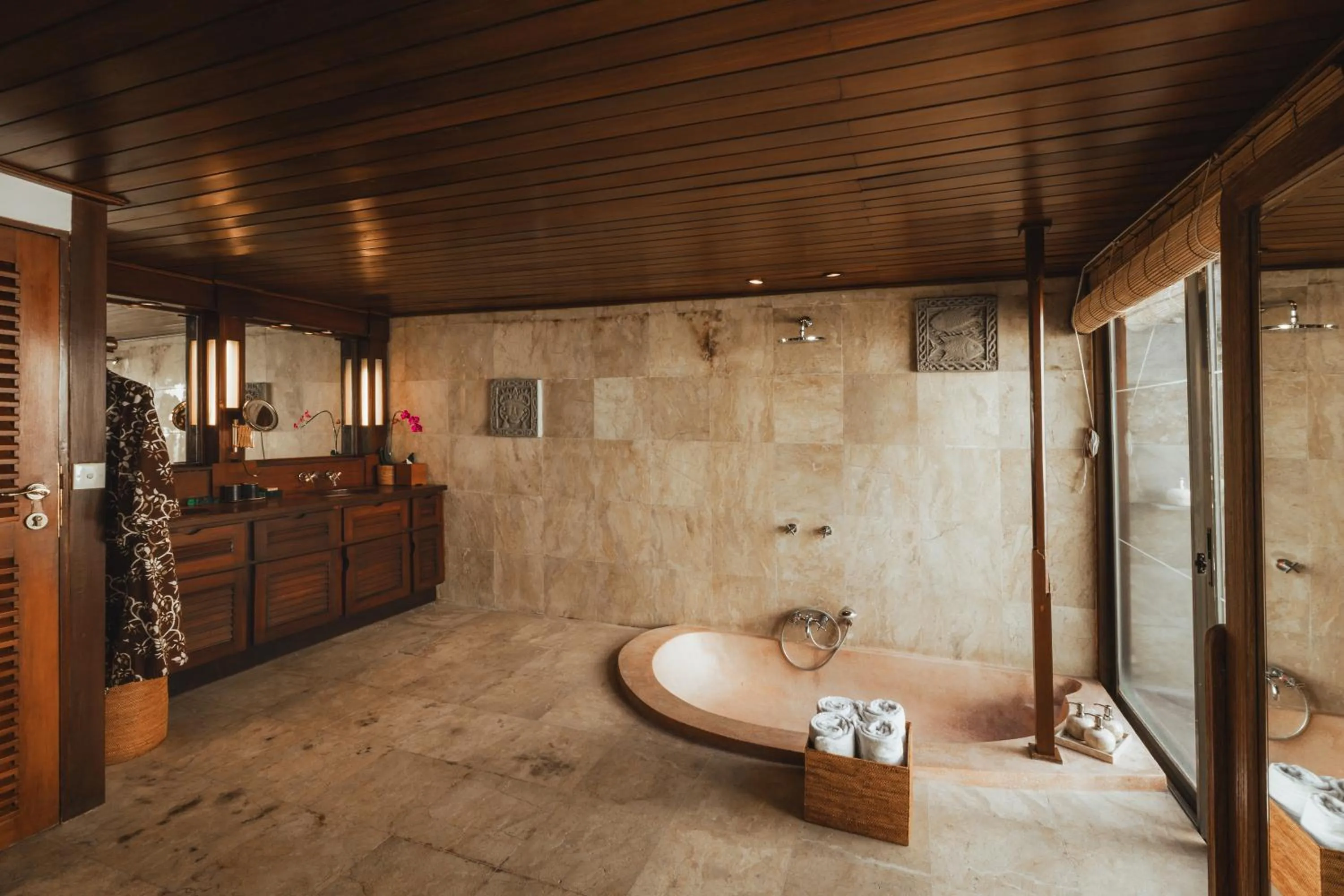 Bathroom in Jimbaran Puri, A Belmond Hotel, Bali