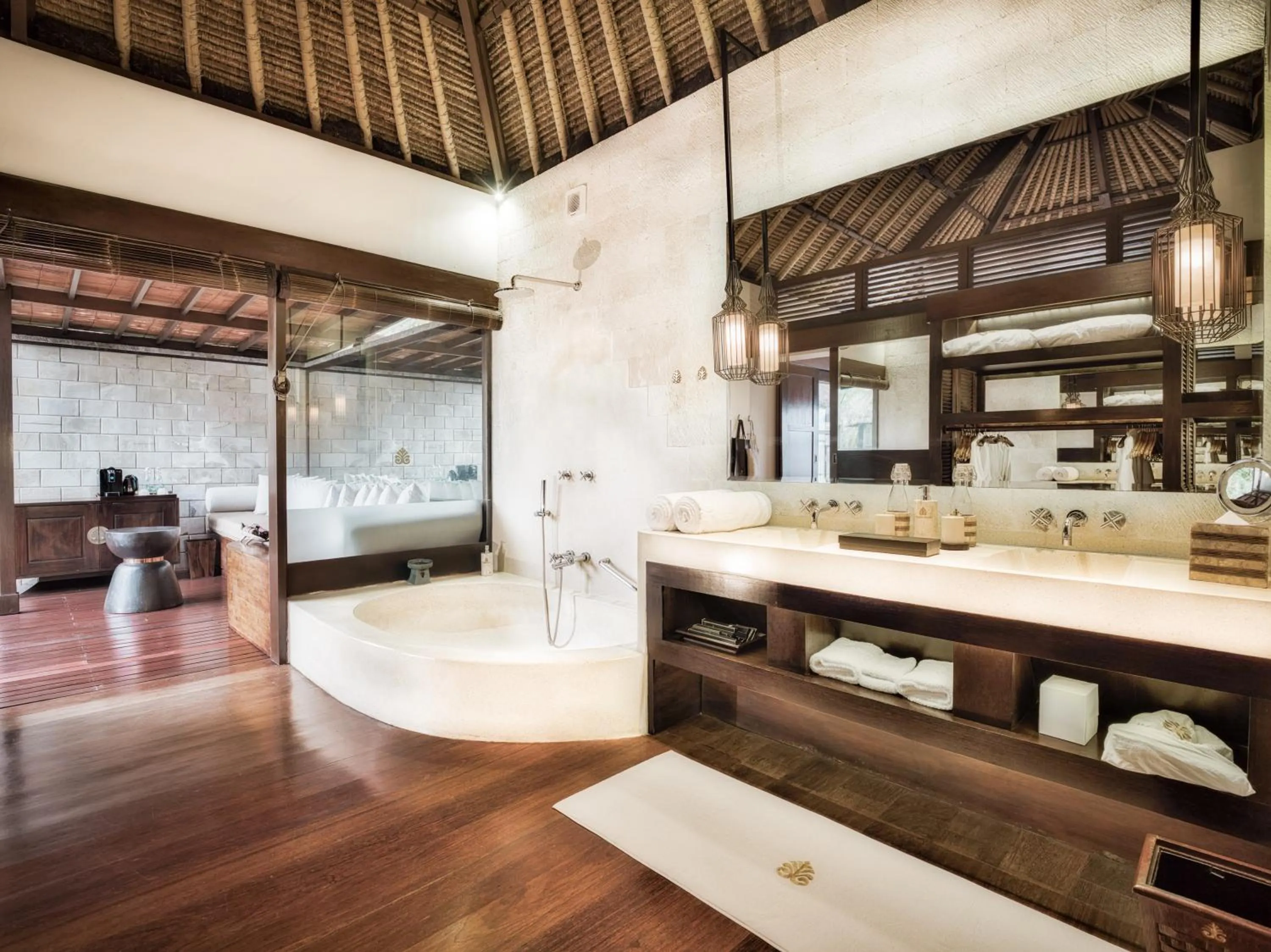 Bathroom in Hanging Gardens of Bali