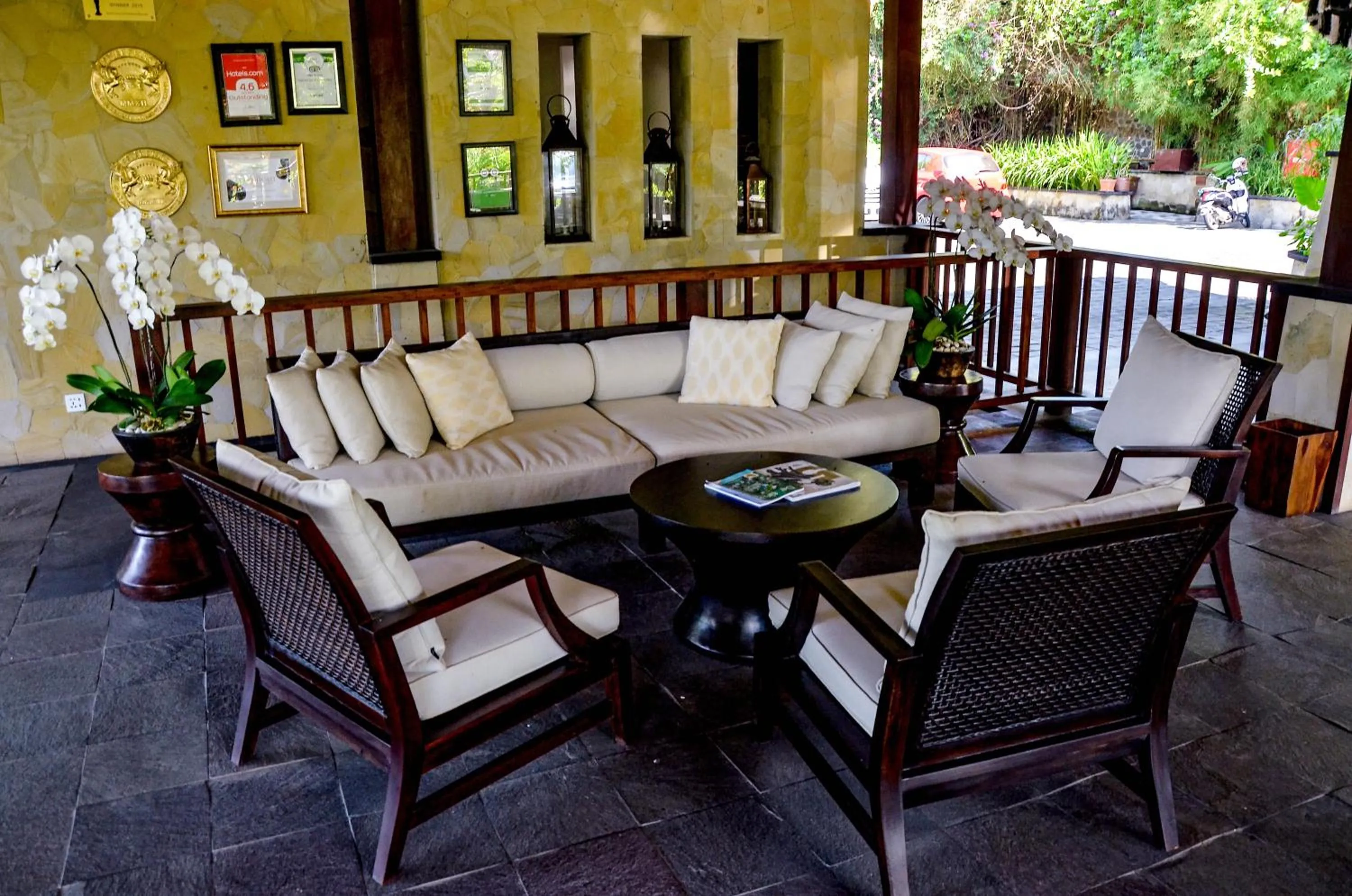 Lobby or reception in Hanging Gardens of Bali