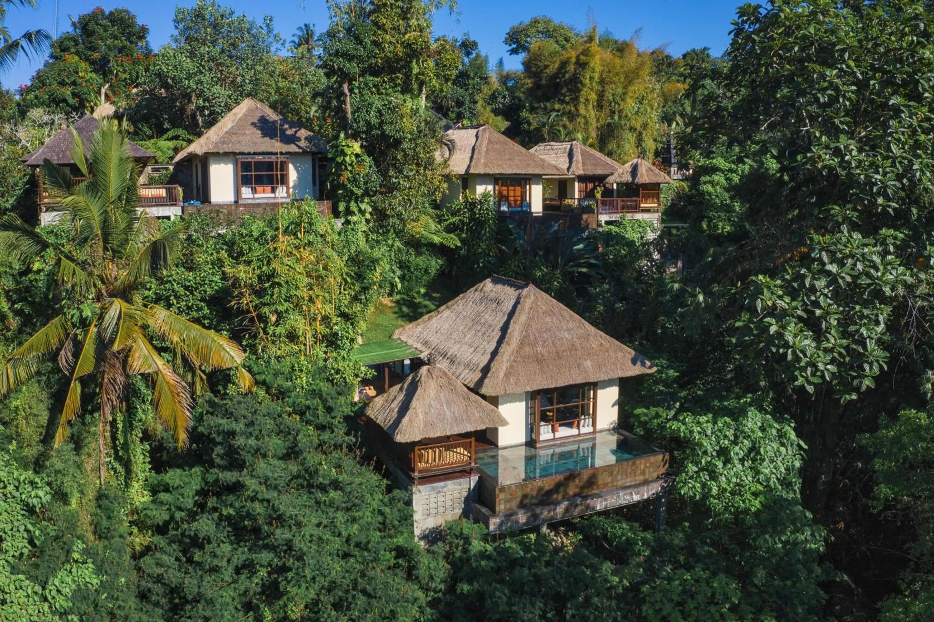 Bird's eye view in Hanging Gardens of Bali