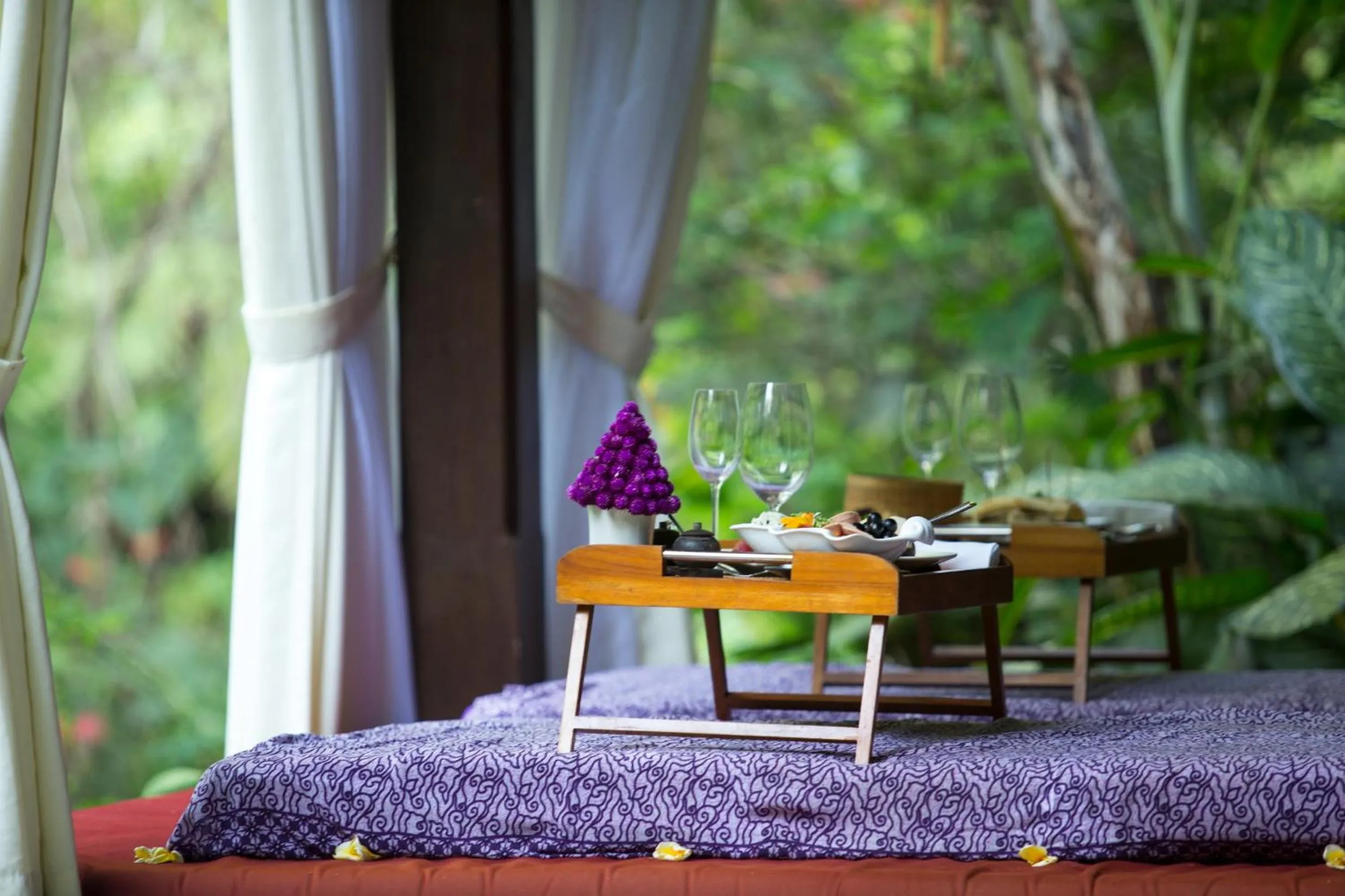 People in Hanging Gardens of Bali