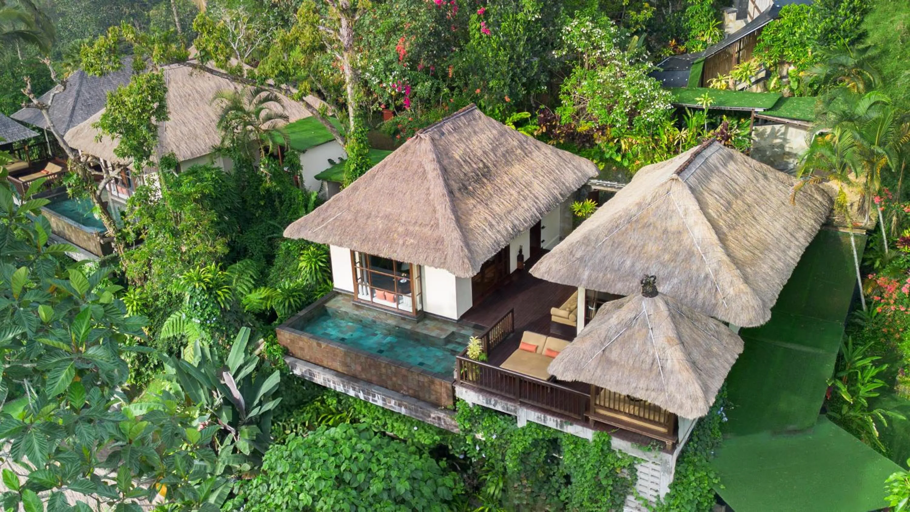 Bird's eye view in Hanging Gardens of Bali