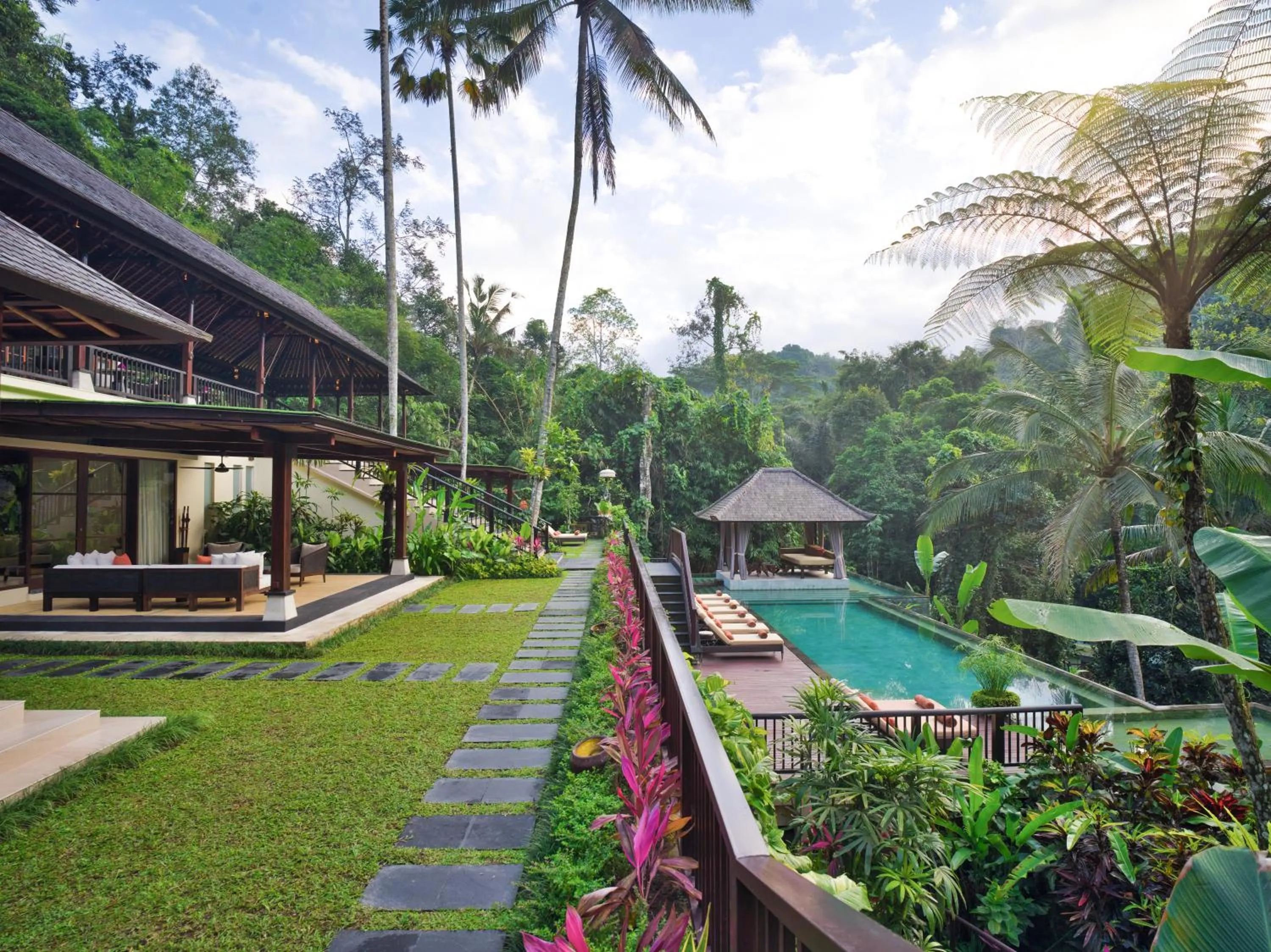 Garden in Hanging Gardens of Bali