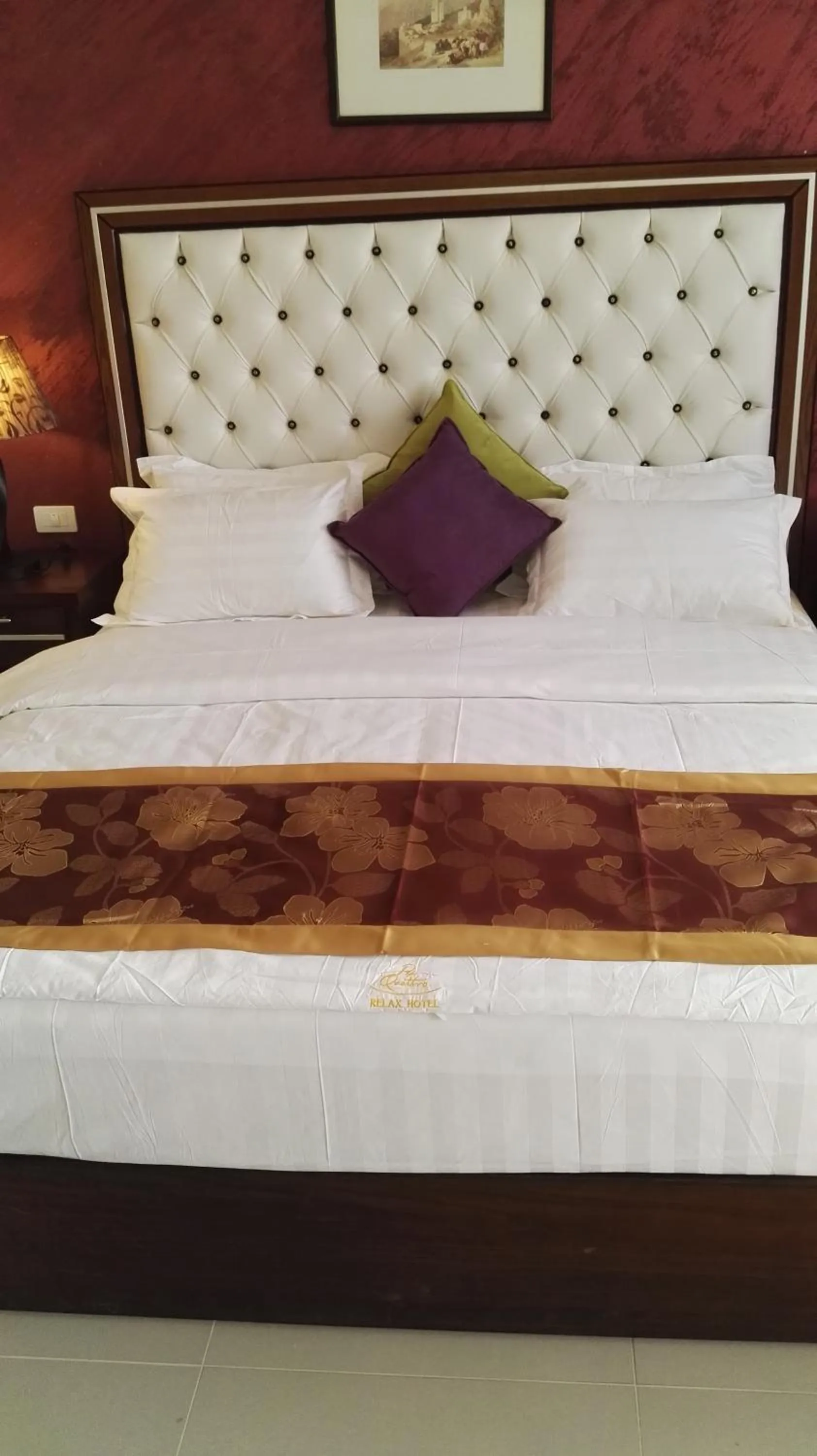 Bed in P Quattro Relax Hotel