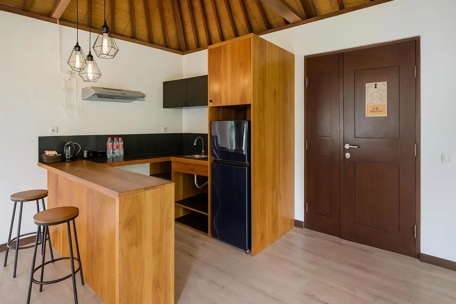 kitchen in Puri Saron Hotel Madangan - Gianyar