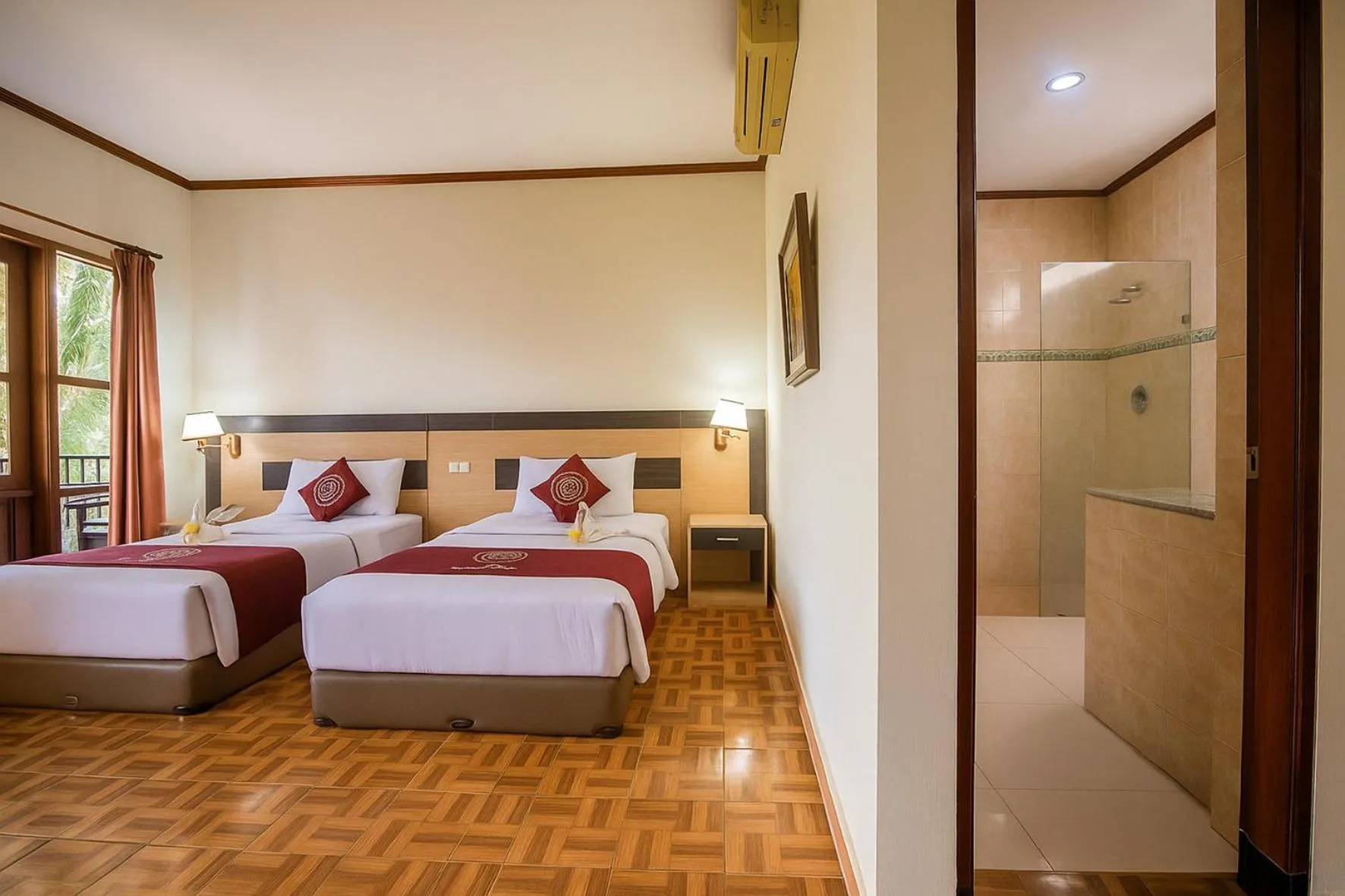 Bedroom, Bed in Puri Saron Hotel Madangan - Gianyar