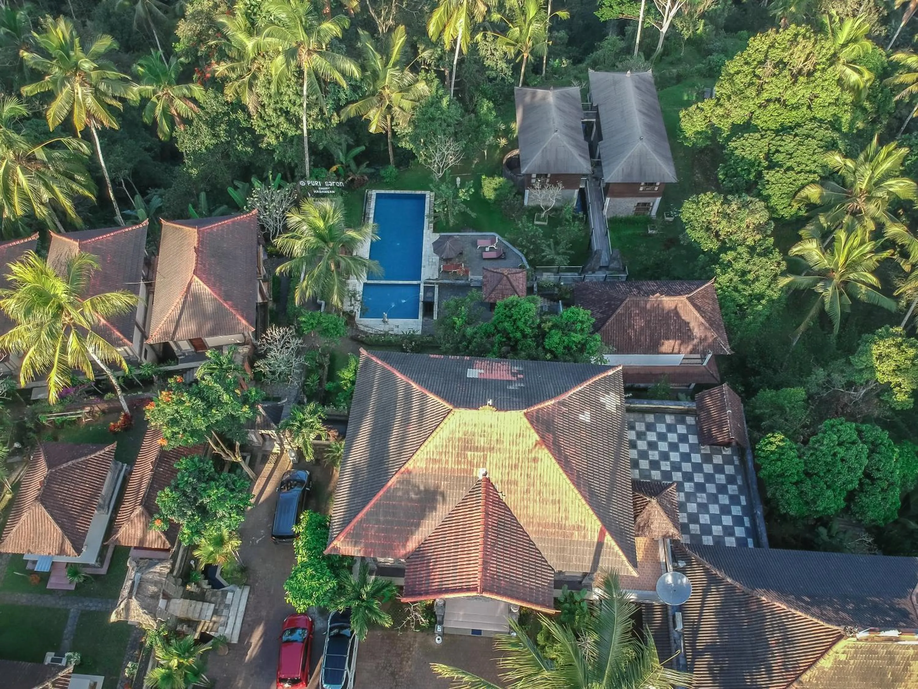 Patio in Puri Saron Hotel Madangan - Gianyar
