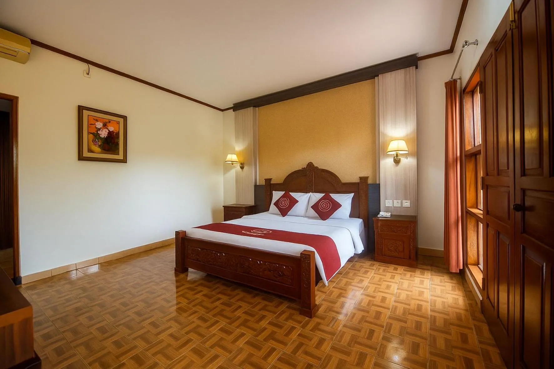 Bedroom, Bed in Puri Saron Hotel Madangan - Gianyar