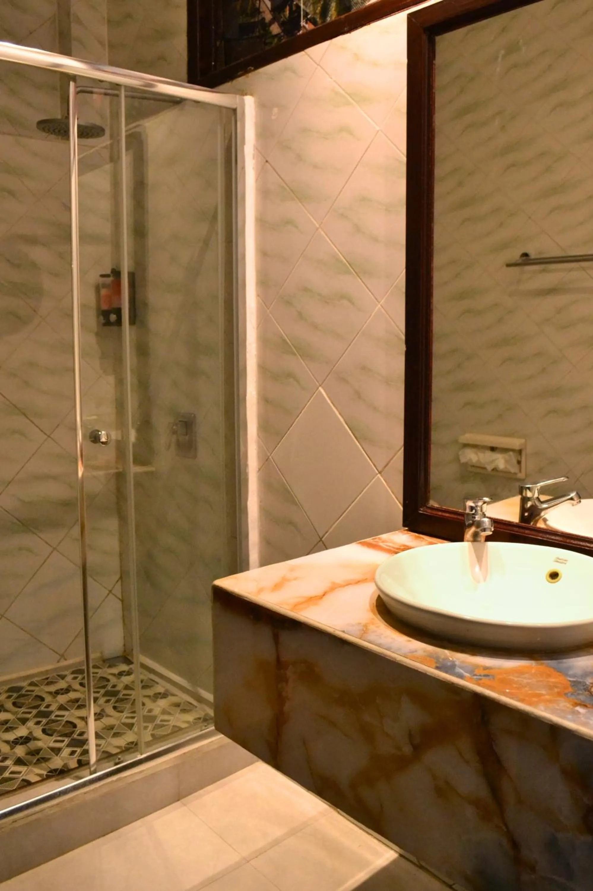 Shower in Absolute Scuba Bali Dive Resort