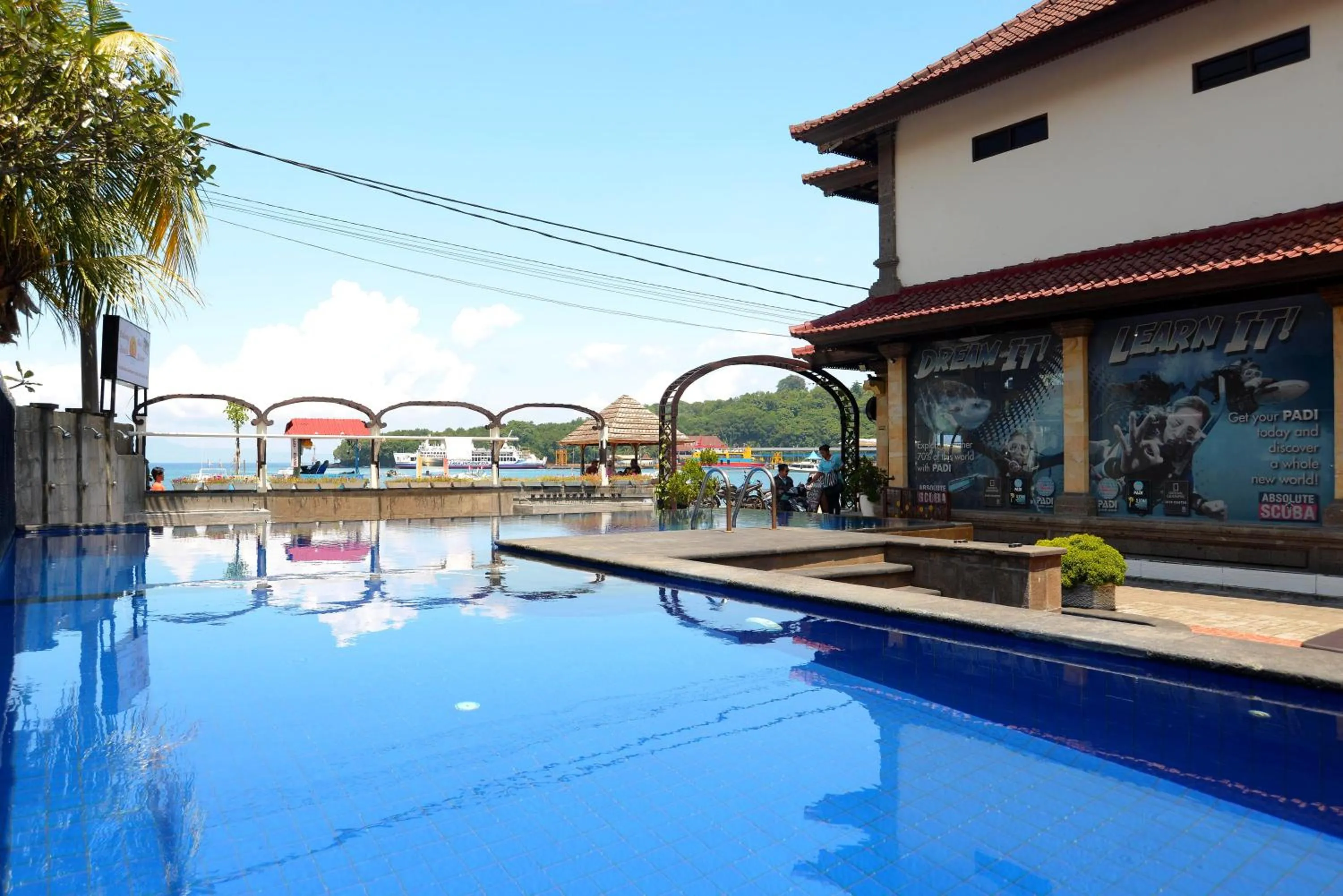 Sea view in Absolute Scuba Bali Dive Resort