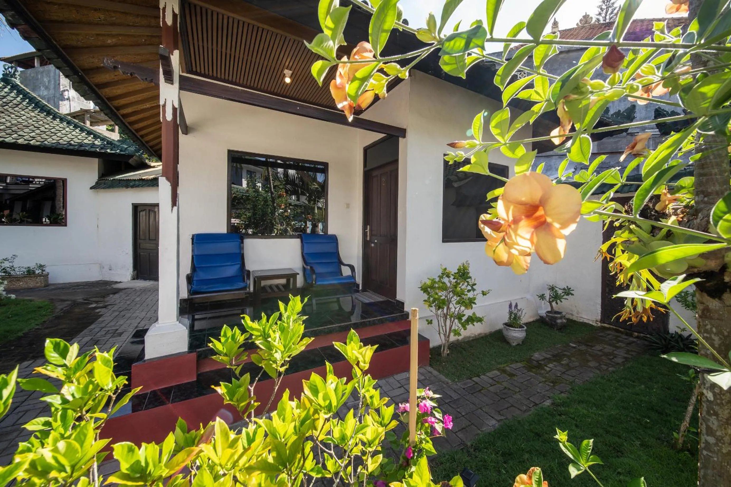 Garden in Absolute Scuba Bali Dive Resort