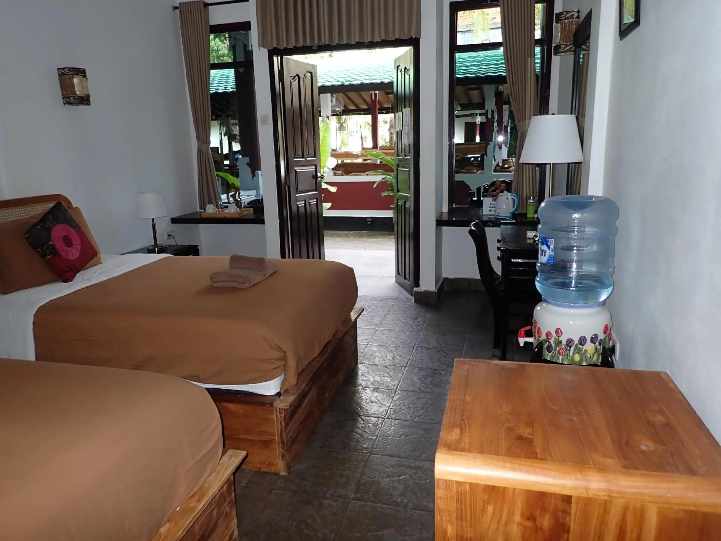 Coffee/tea facilities, Bed in Absolute Scuba Bali Dive Resort