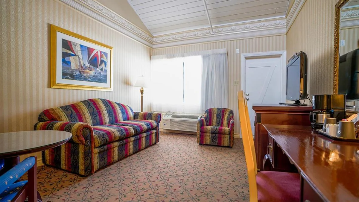 Seating area in Auberge Québec