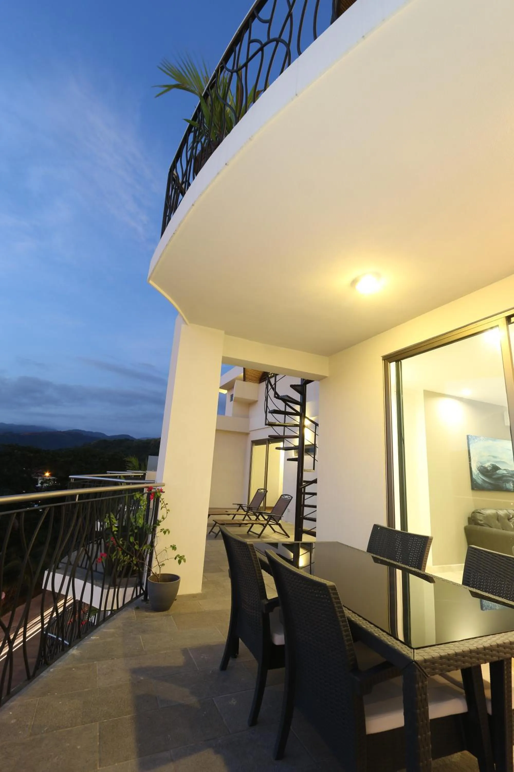 Balcony/Terrace in Luxury SKY PENTHOUSES 3-6BR Condo-Hotel at Oceano Jaco
