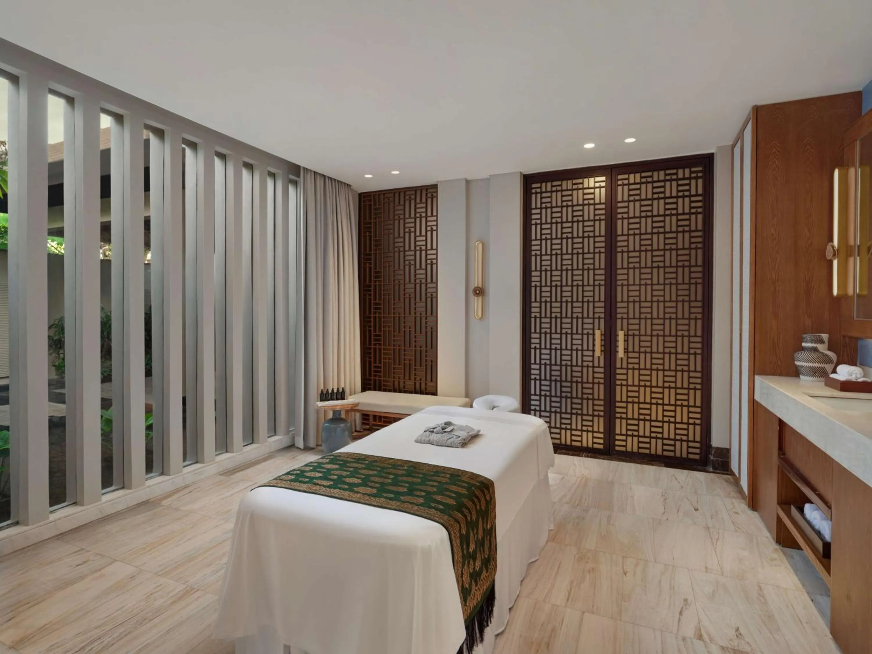 View (from property/room), Bed in Umana Bali, LXR Hotels & Resorts