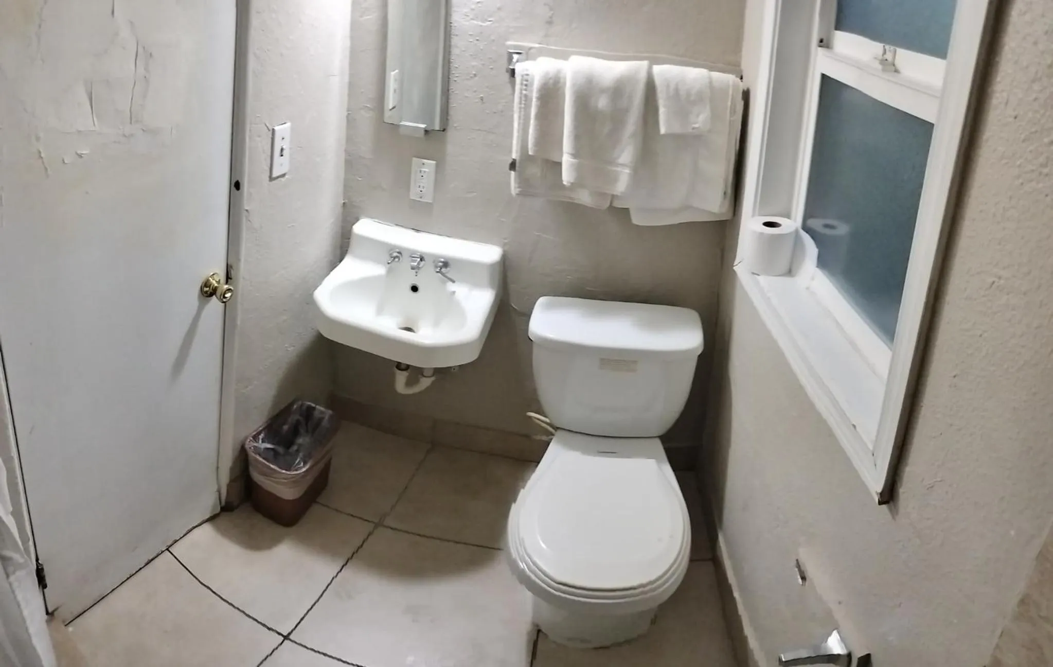 Bathroom in Budget Lodge by OYO Portland West