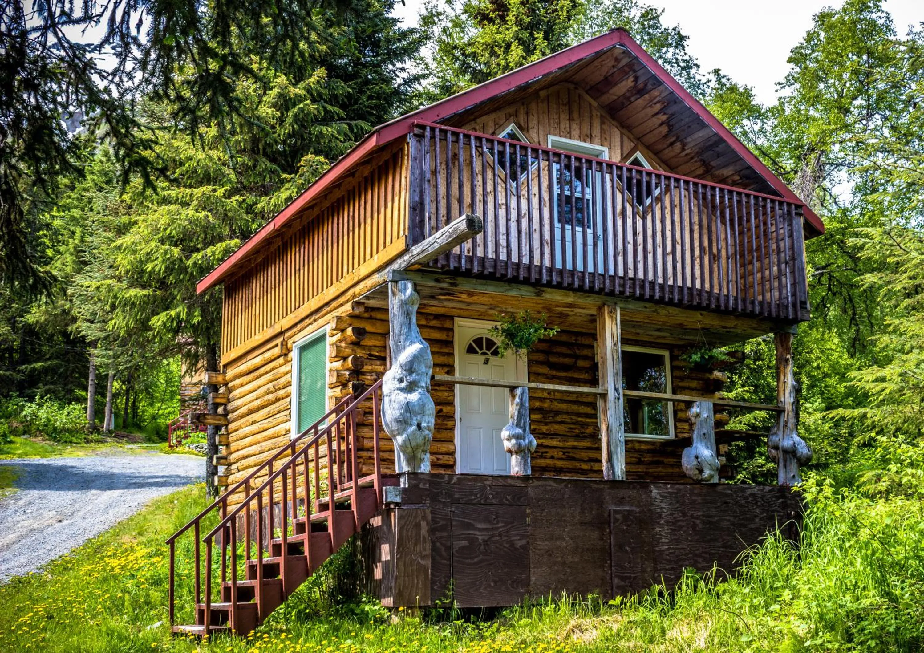 Property building in Midnight Sun Log Cabins