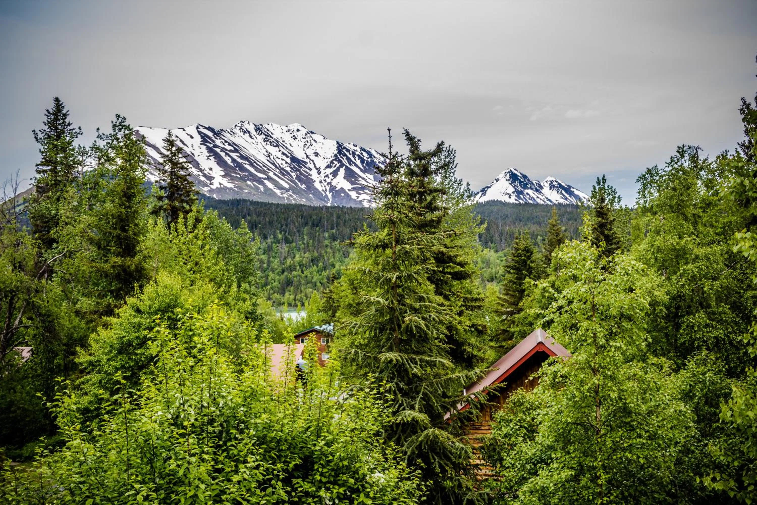 Balcony/Terrace in Midnight Sun Log Cabins