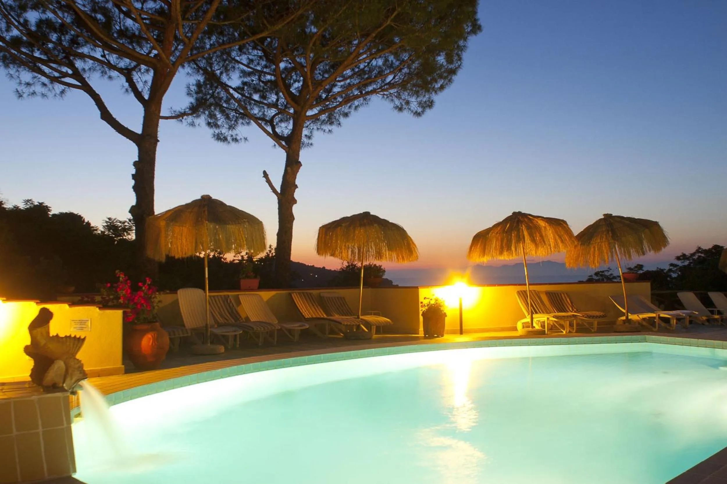 Pool view in Resort Villa Flavio