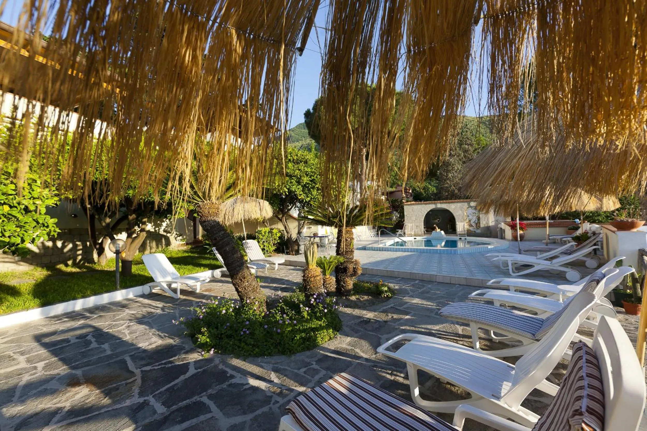 Patio in Resort Villa Flavio