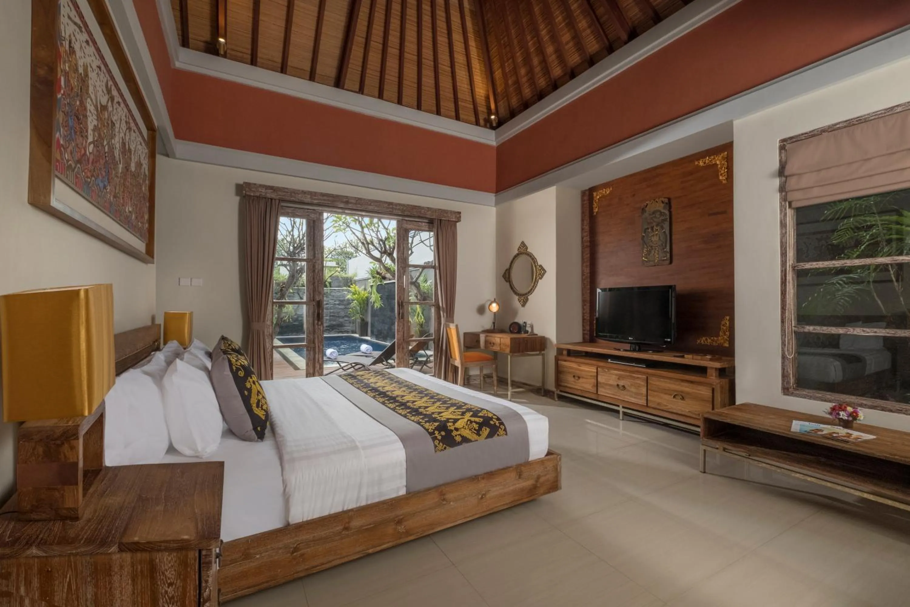 Bed in The Wolas Villas
