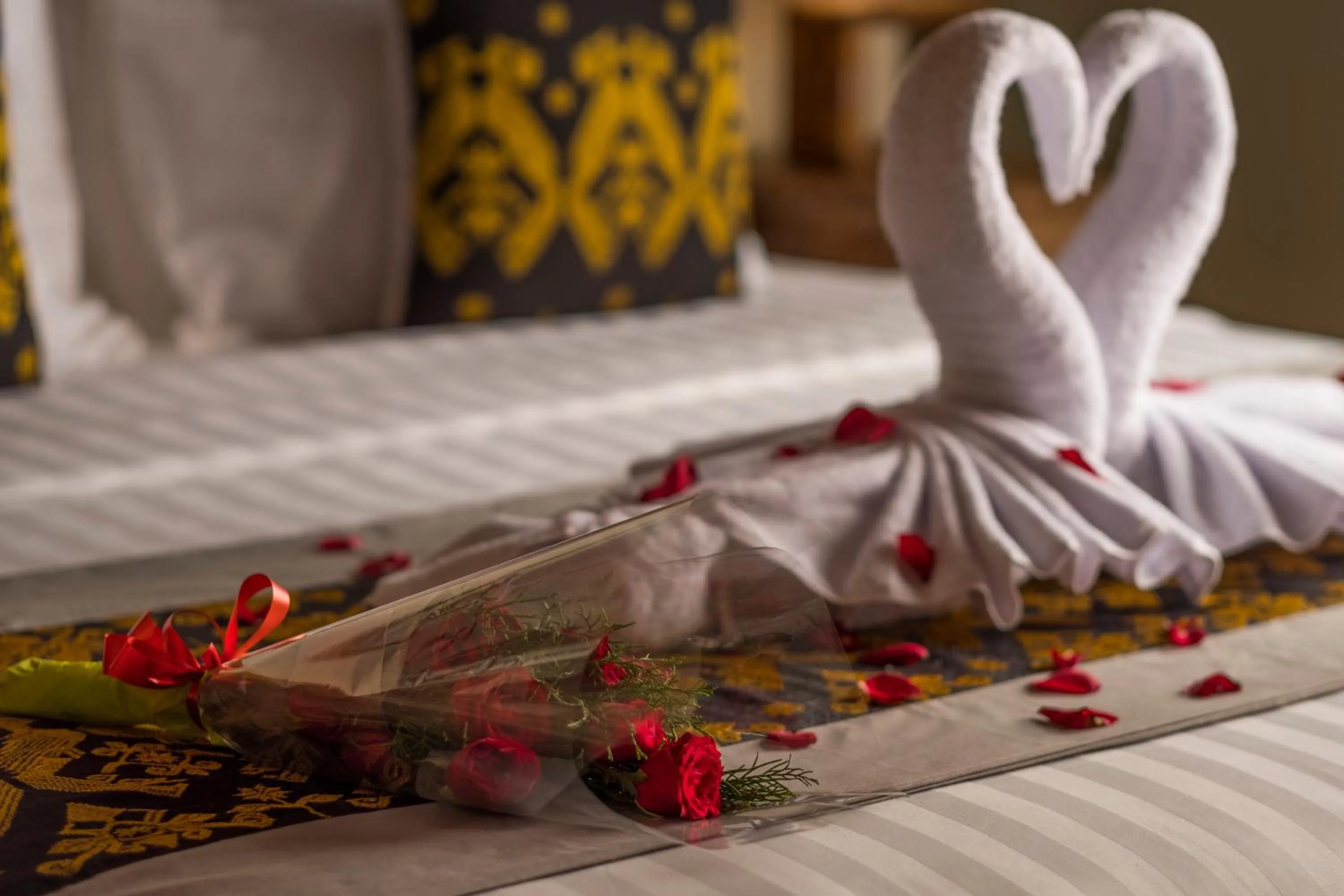 Bed in The Wolas Villas